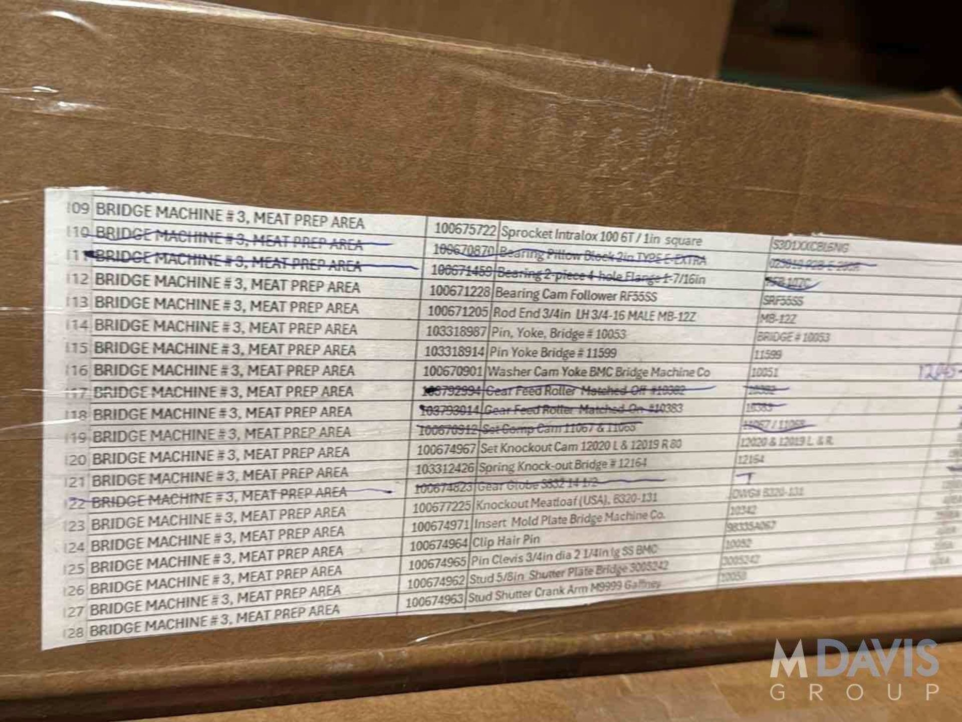 BRIDGE PATTY FORMER PARTS FOR #2,3 & 4 - Image 18 of 22