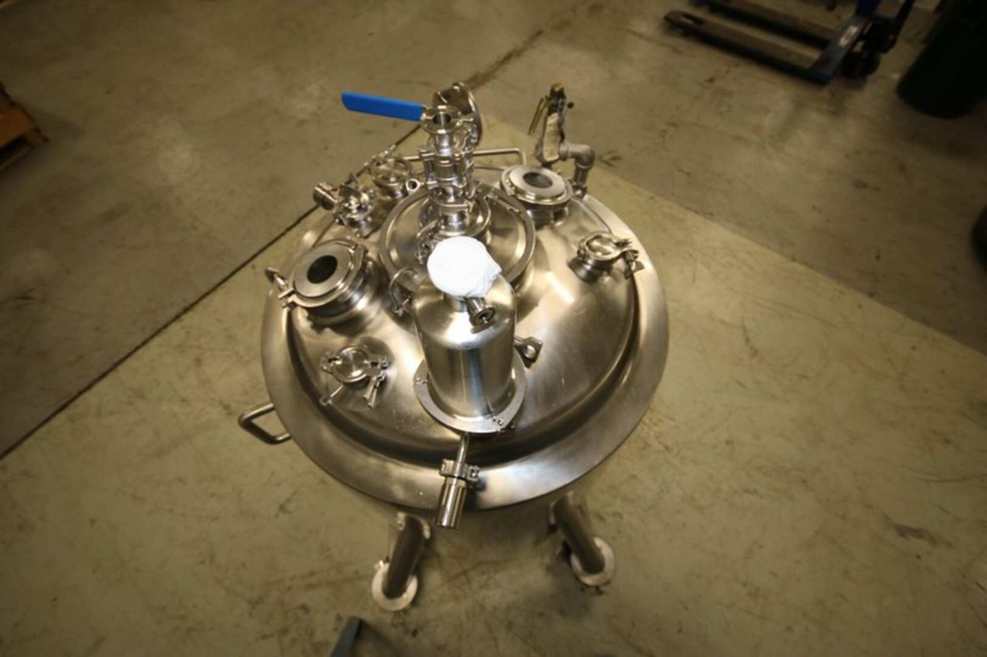 2005 Lee 250 Liter Dome Top Dome Bottom Jacketed Portable S/S Reactor Tank, Model 250 L DP, SN 39858 - Image 7 of 14