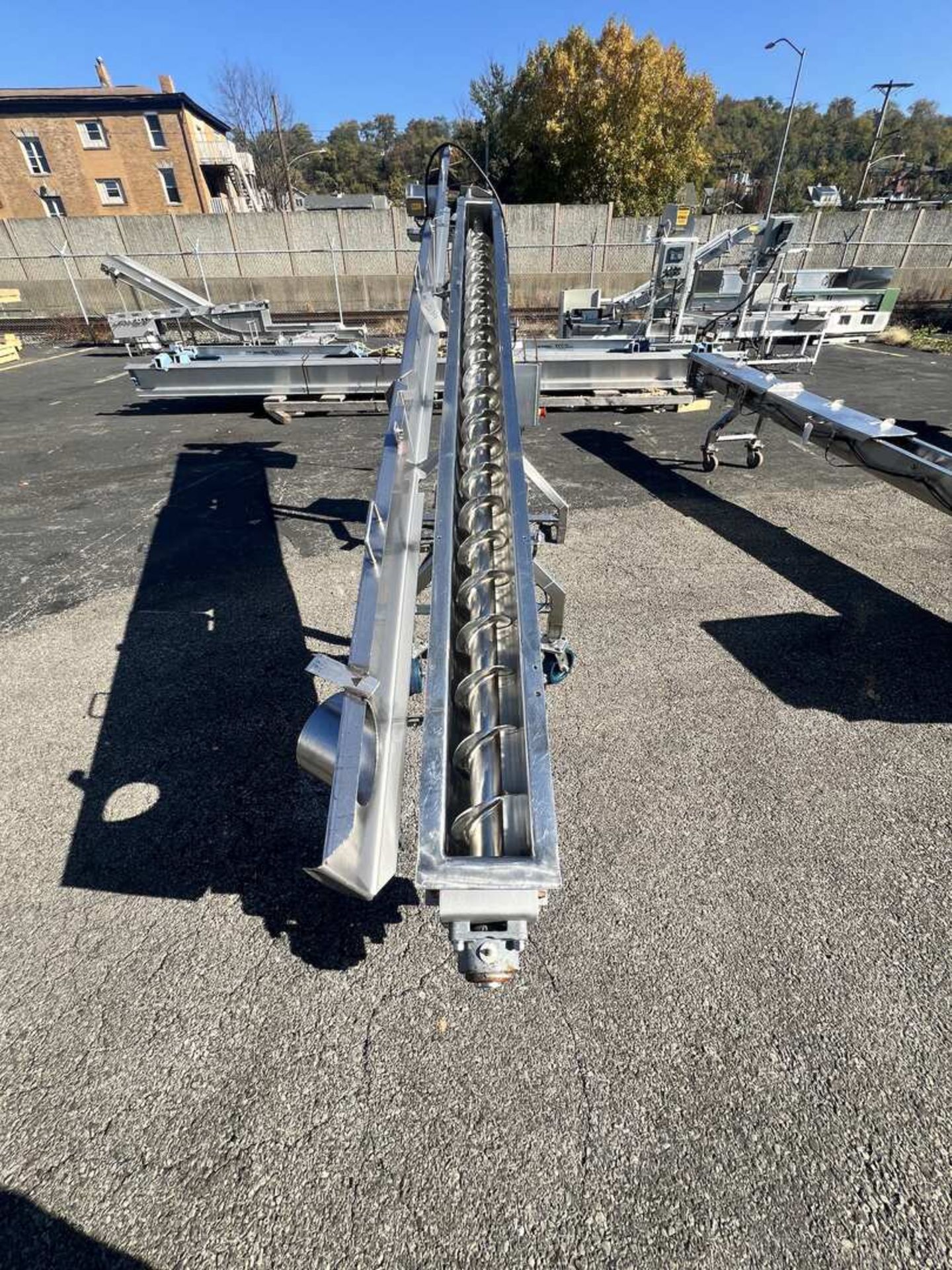 13 FT L PORTABLE INCLINED S/S AUGER CONVEYOR - Image 8 of 28