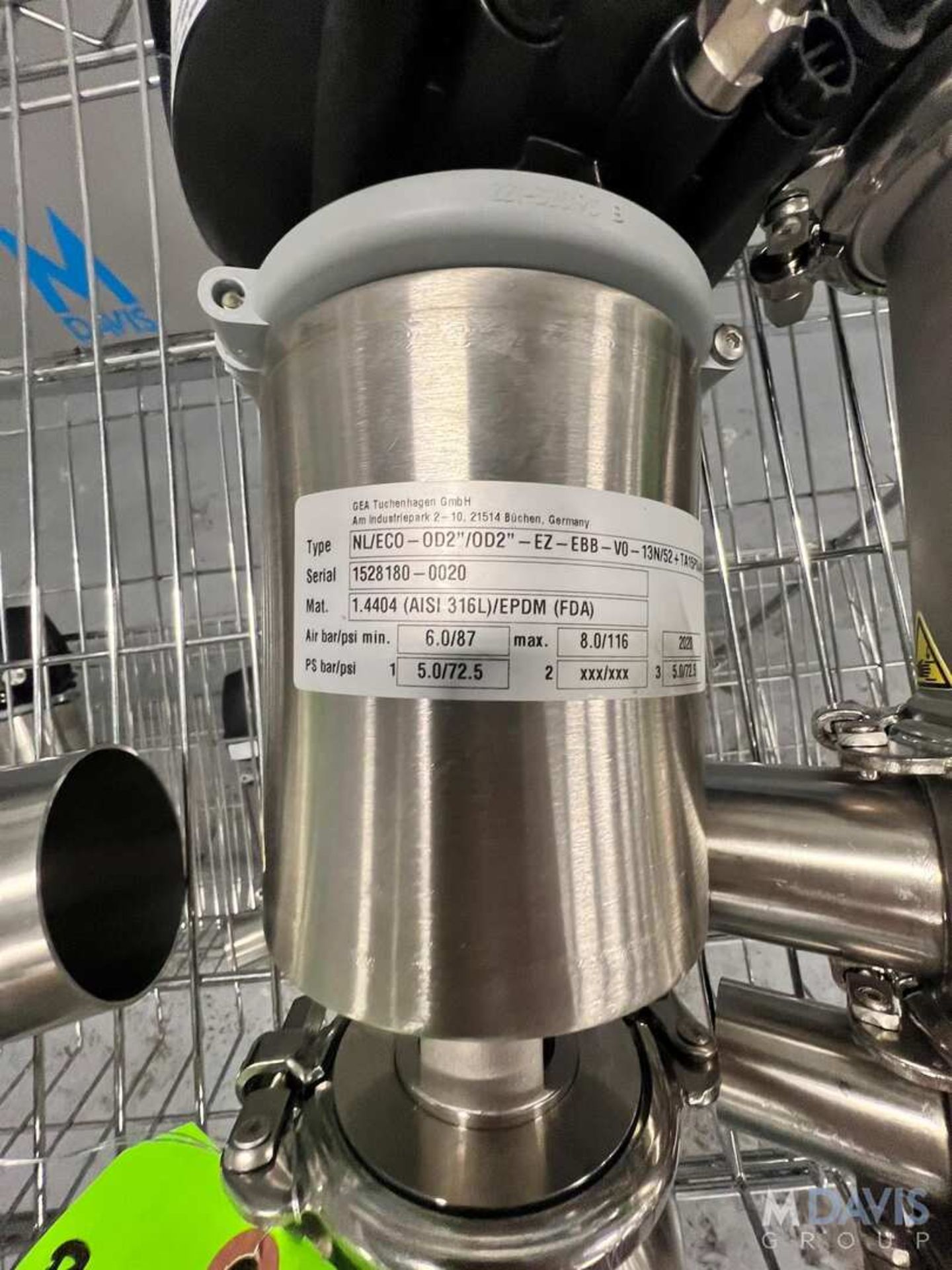 (3) NEW 2020 GEA AIR VALVES, (2) 3-WAY CROSS BODY AIR VALVE WITH 2 IN. AND 1-1/2 IN., (1) 2 IN., 316 - Image 2 of 10