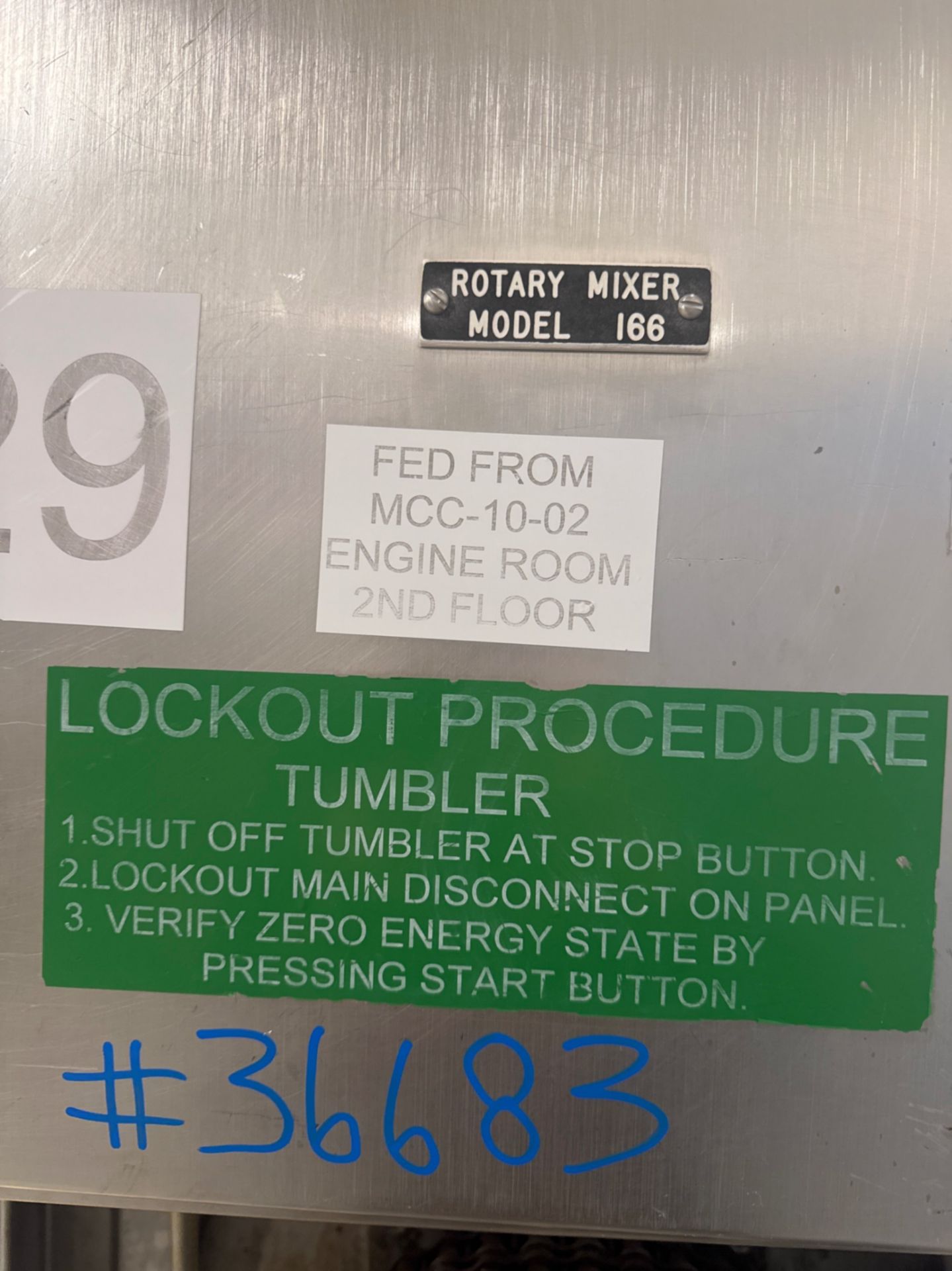 S/S Rotary Mixer / Tumbler - Image 10 of 10