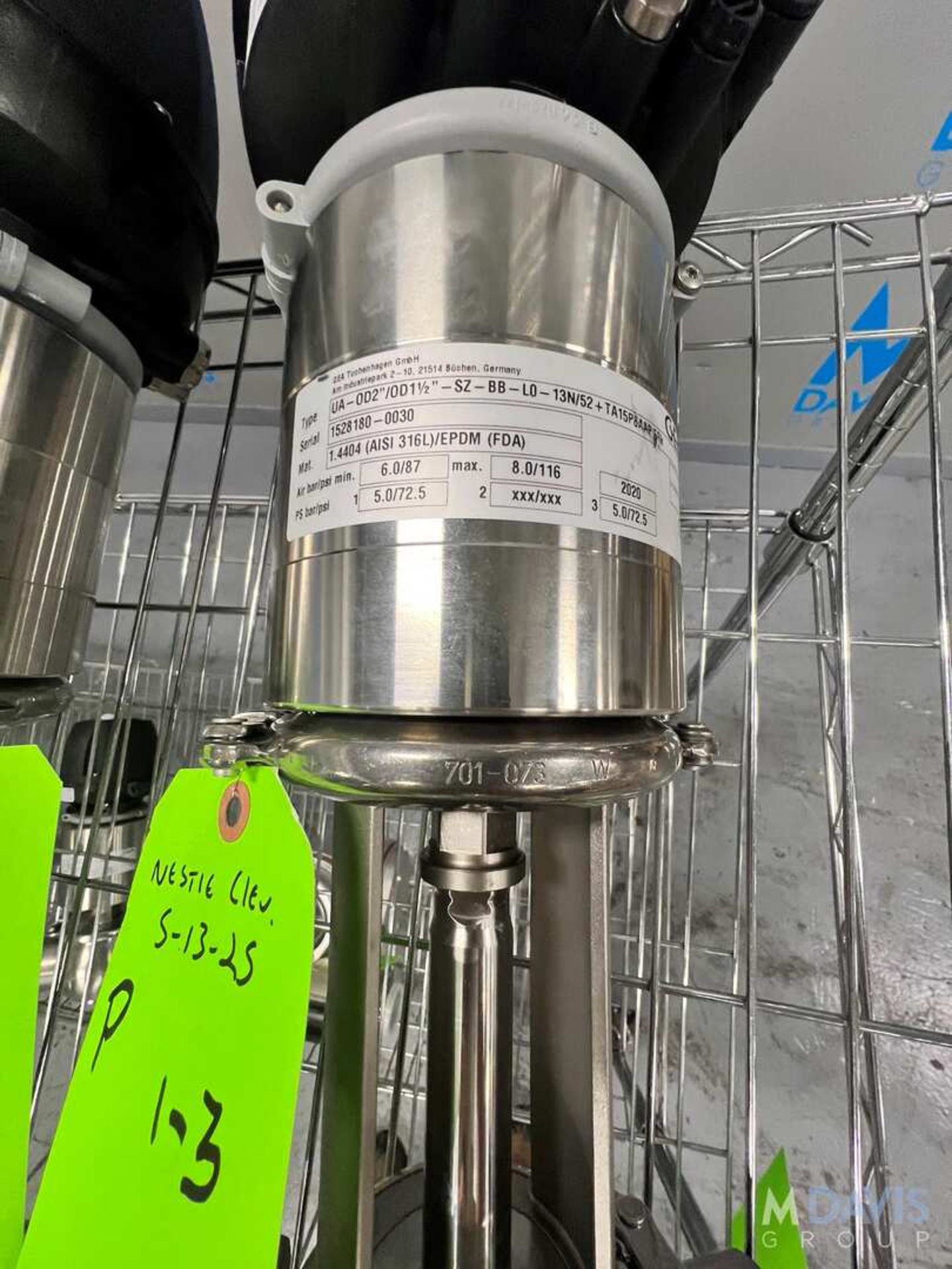 (3) NEW 2020 GEA AIR VALVES, (2) 3-WAY CROSS BODY AIR VALVE WITH 2 IN. AND 1-1/2 IN., (1) 2 IN., 316 - Image 3 of 10