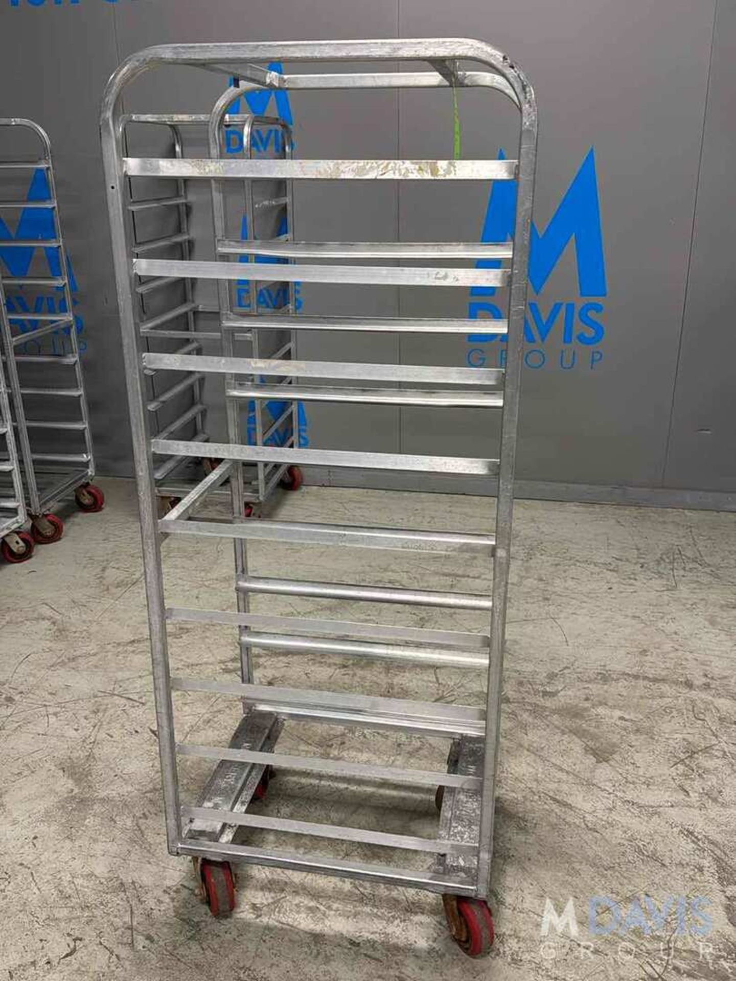LOT OF (7) FME ALUMINUM BAKERY RACKS - Image 3 of 4