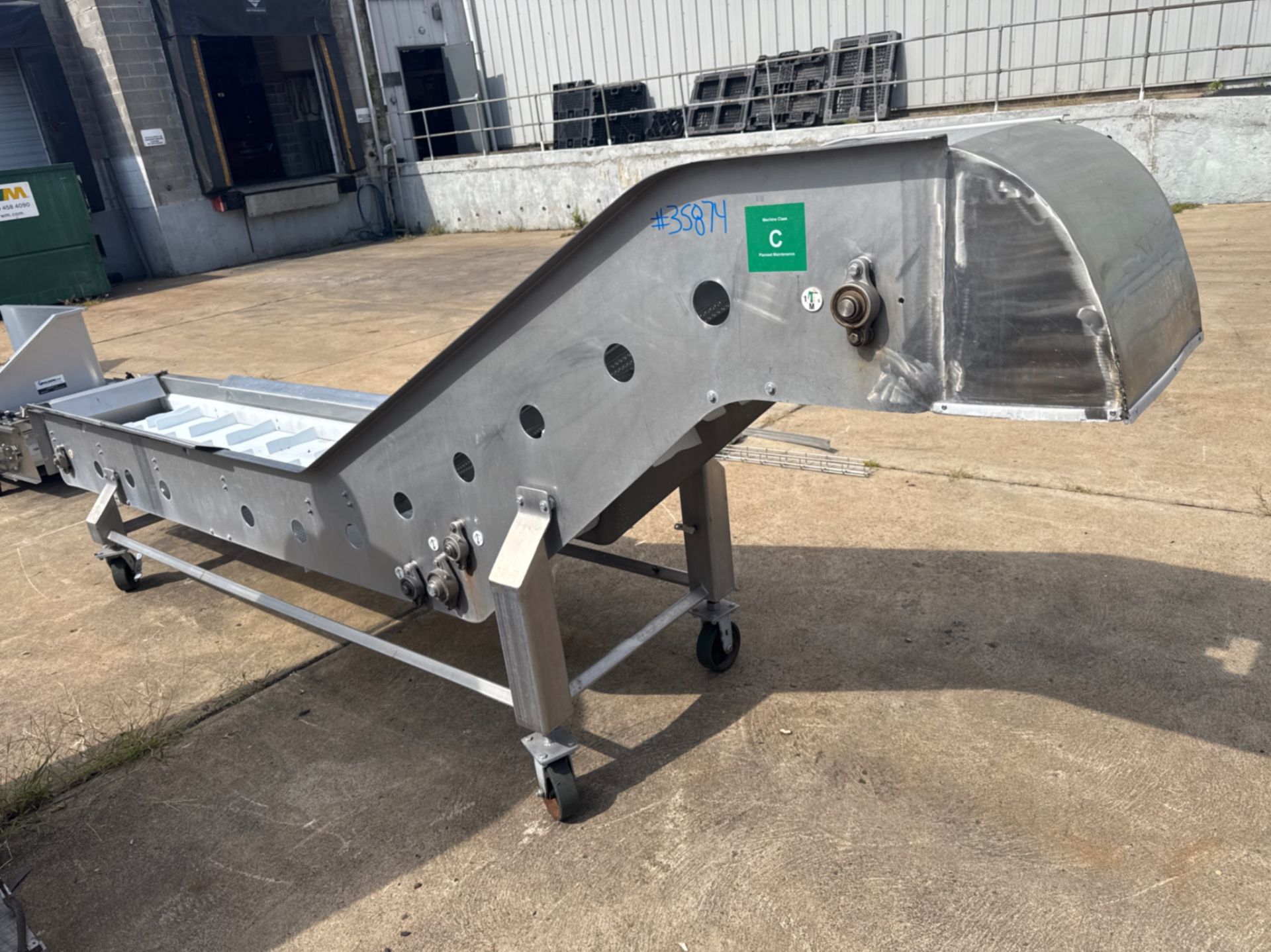 HANOVER CONVEYOR SYSTEMS INCLINED S/S CONVEYOR - Image 4 of 9