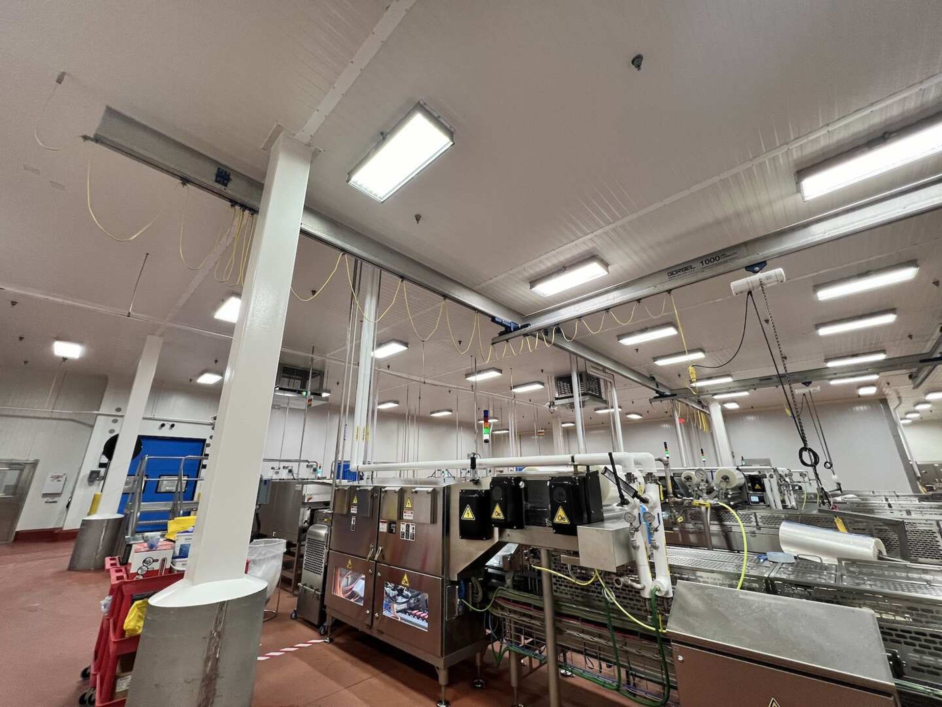 GORBEL ENCLOSED TRACK WORKSTATION BRIDGE CRANE MONORAIL - Image 13 of 18