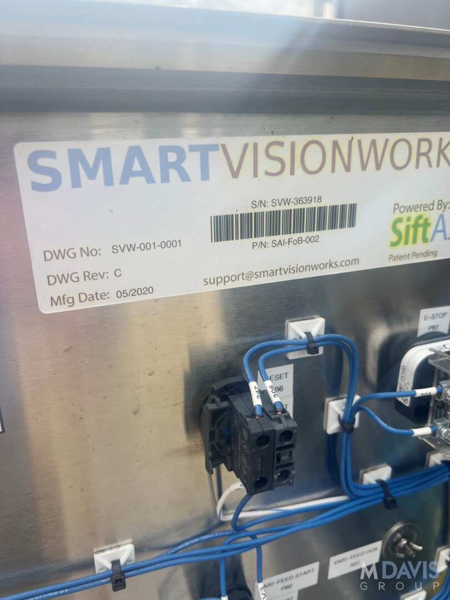 2020 KEY TECHNOLOGIES VIBRATORY CONVEYOR WITH VISION INSPECTION SYSTEM, MODEL SH01-088663, S/N W1134 - Image 25 of 26