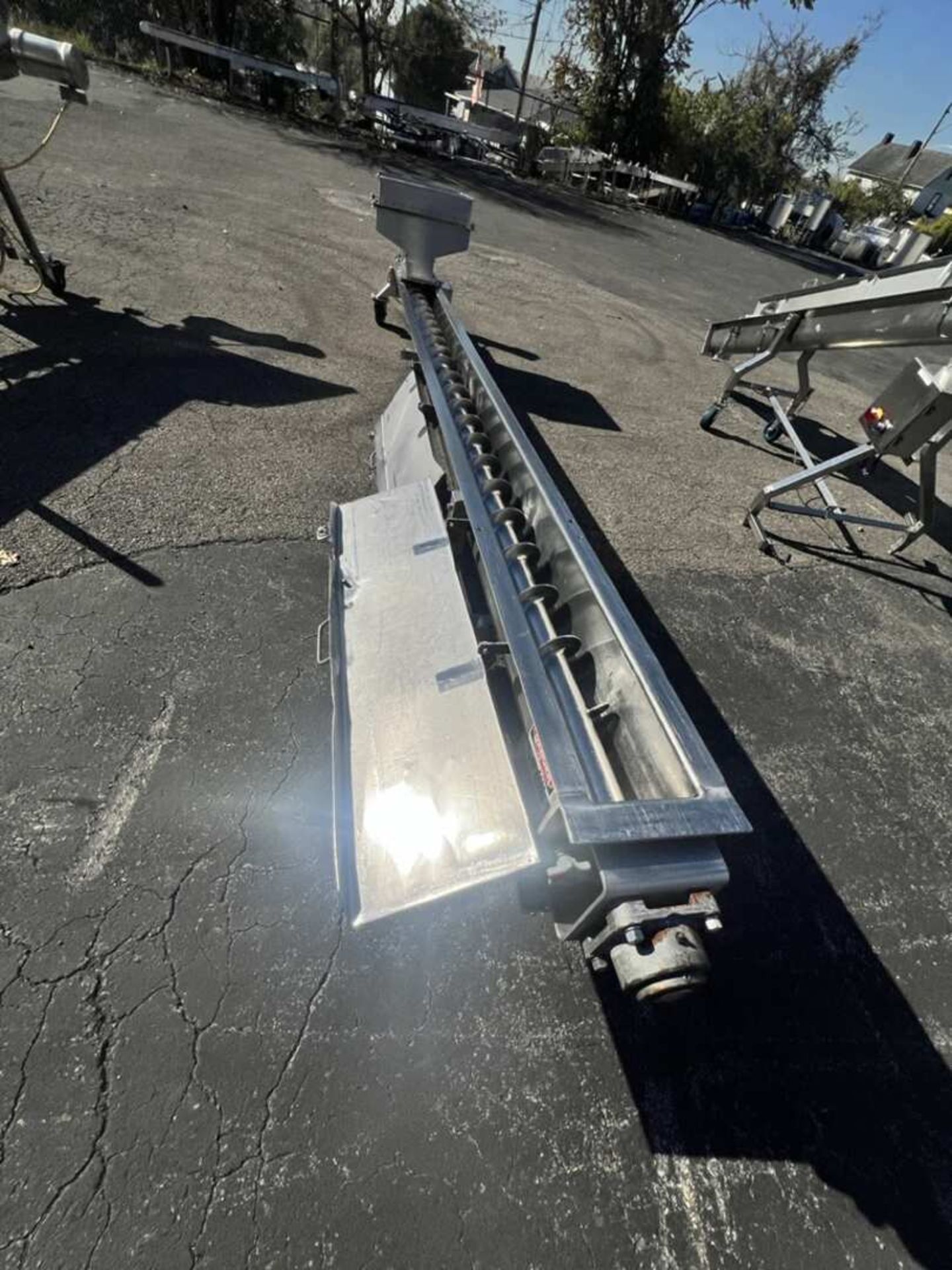 14 FT L PORTABLE INCLINED S/S AUGER CONVEYOR - Image 9 of 27