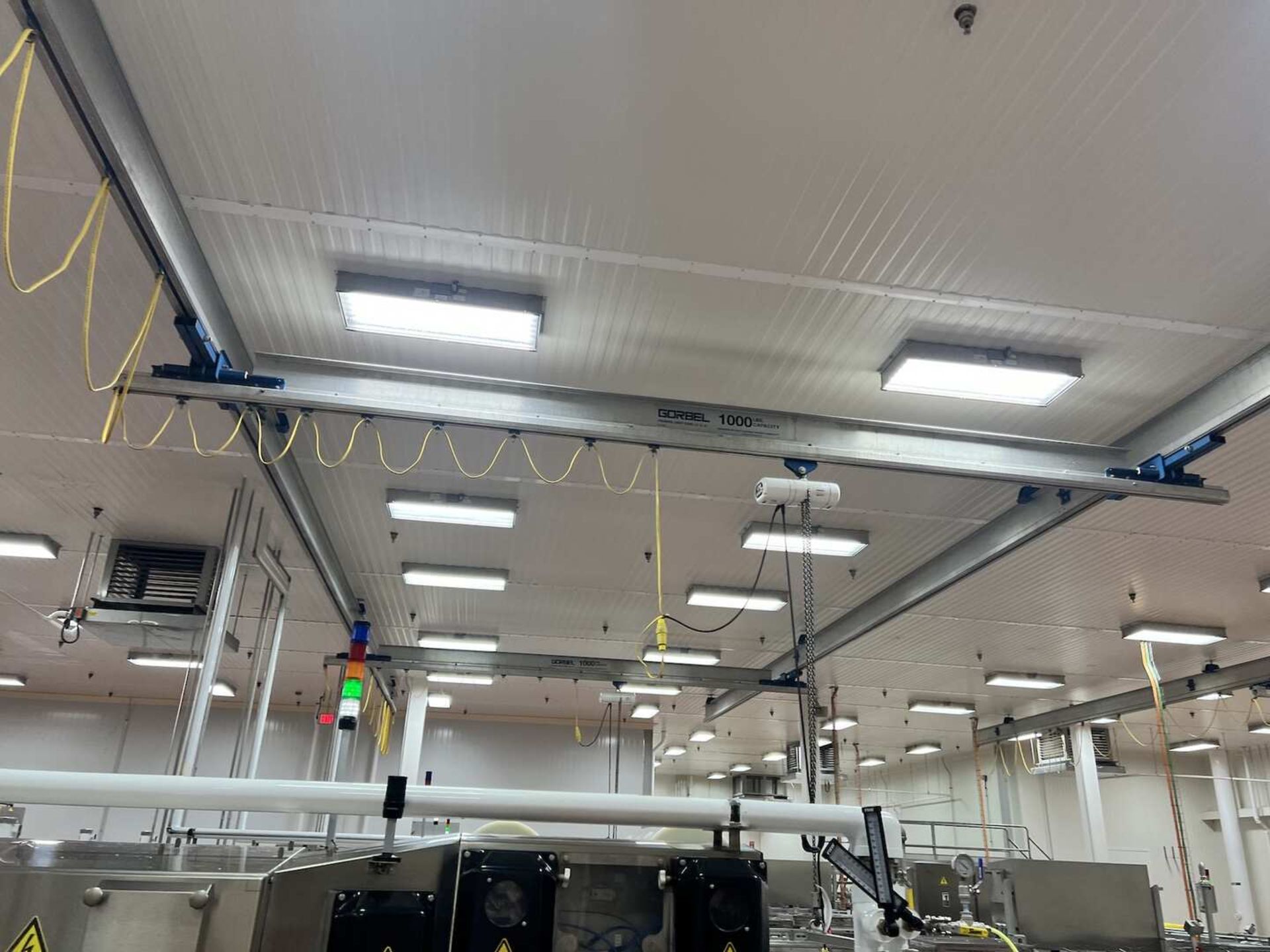 GORBEL ENCLOSED TRACK WORKSTATION BRIDGE CRANE MONORAIL