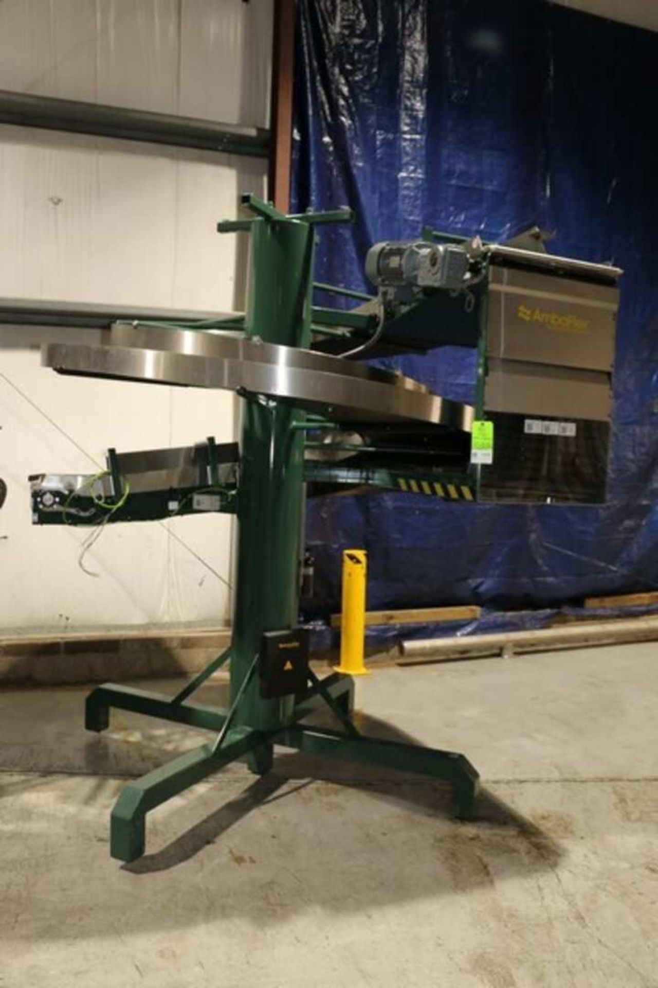 2018 Ambaflex Spiral Case Conveyor, Model SPIRALVEYOR SV, SN 60859-01, 3 Tier, 24" W Belt with Divid - Image 5 of 6