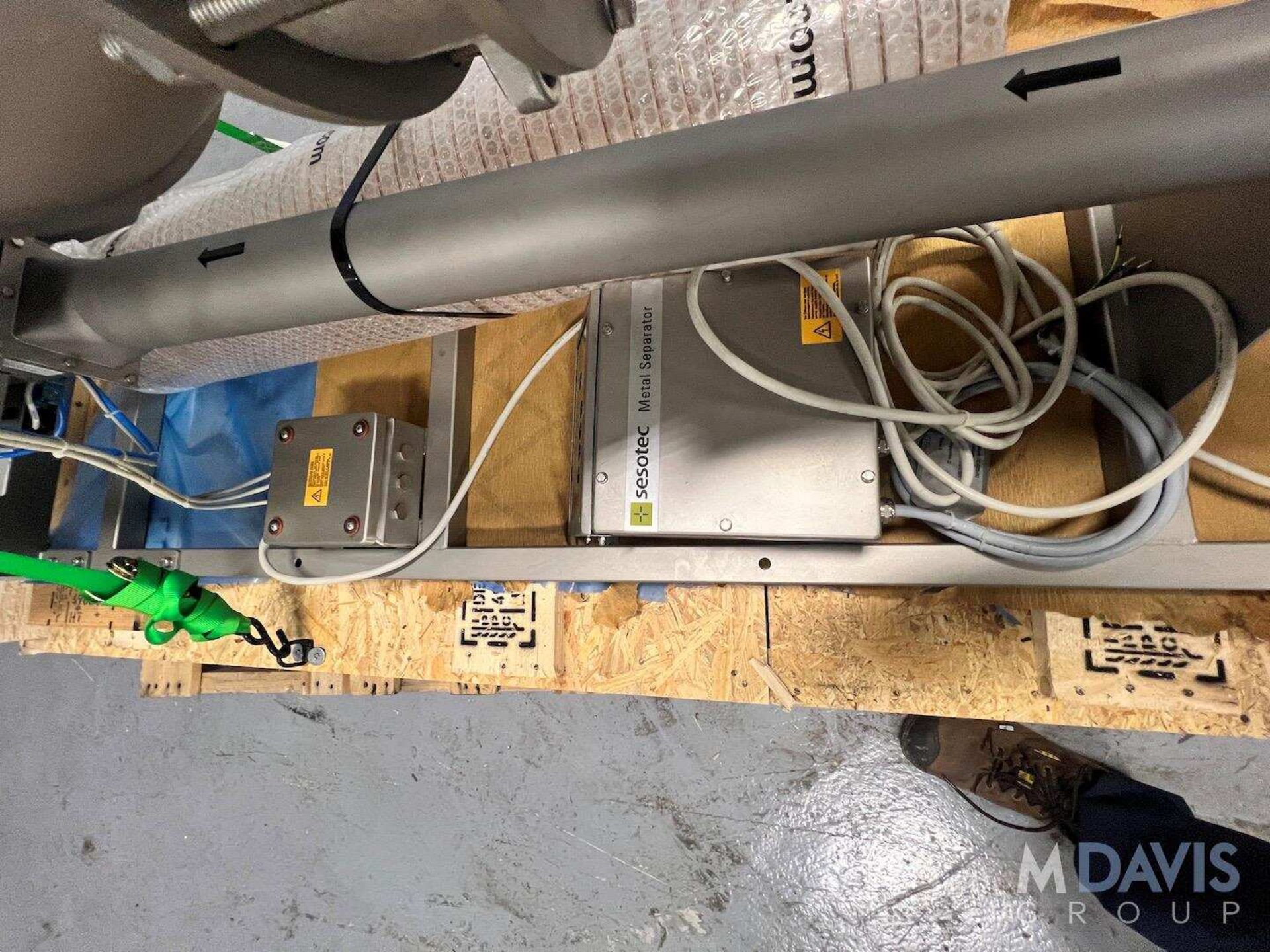 NEW FOREIGN BODY DETECTION SYSTEM INCLUDING 2020 SESOTEC FLOW THROUGH METAL DETECTOR, TYPE GF 4000-8 - Image 8 of 19