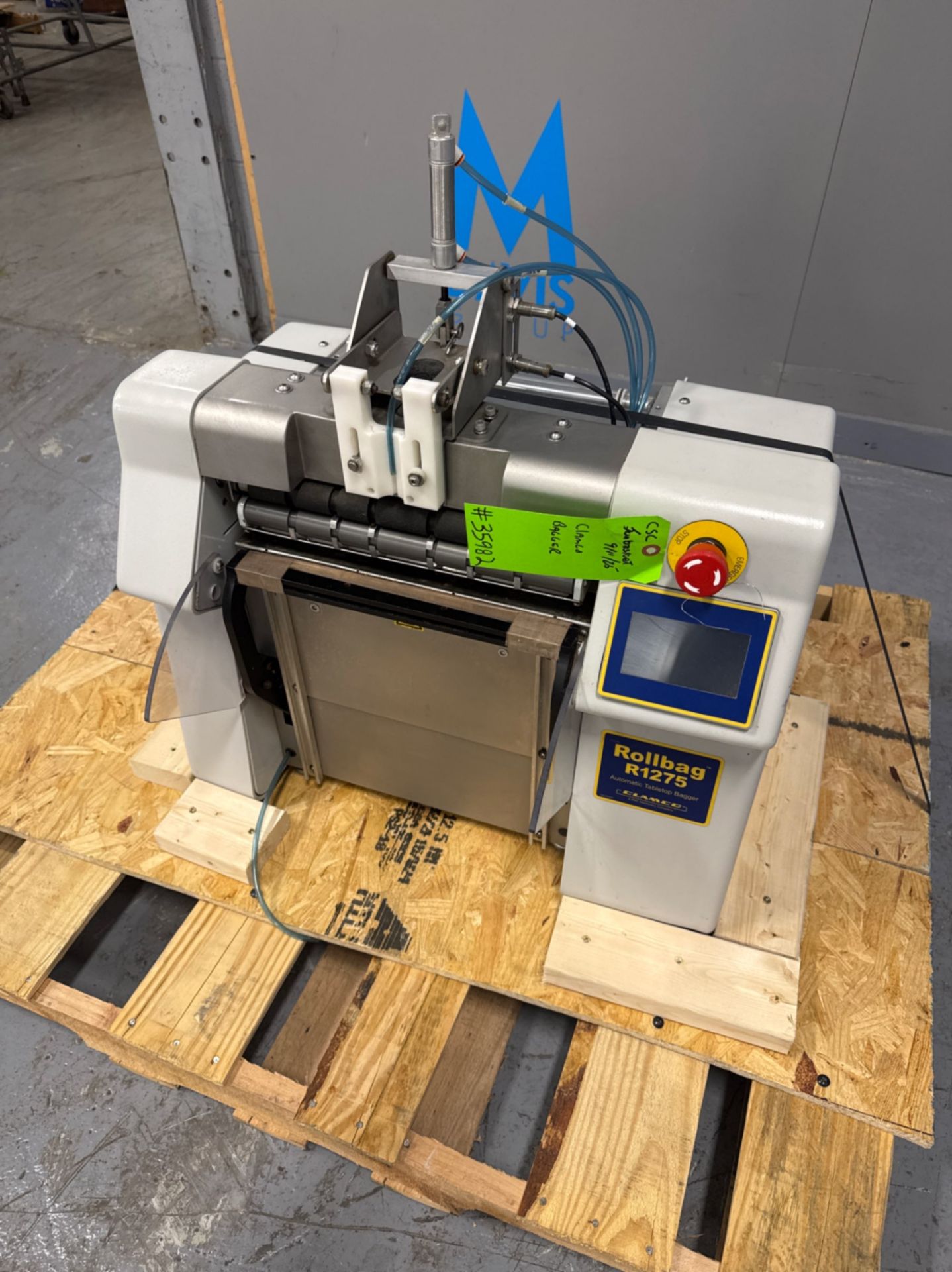 Clamco Rollbag Automatic Table Top Bagger