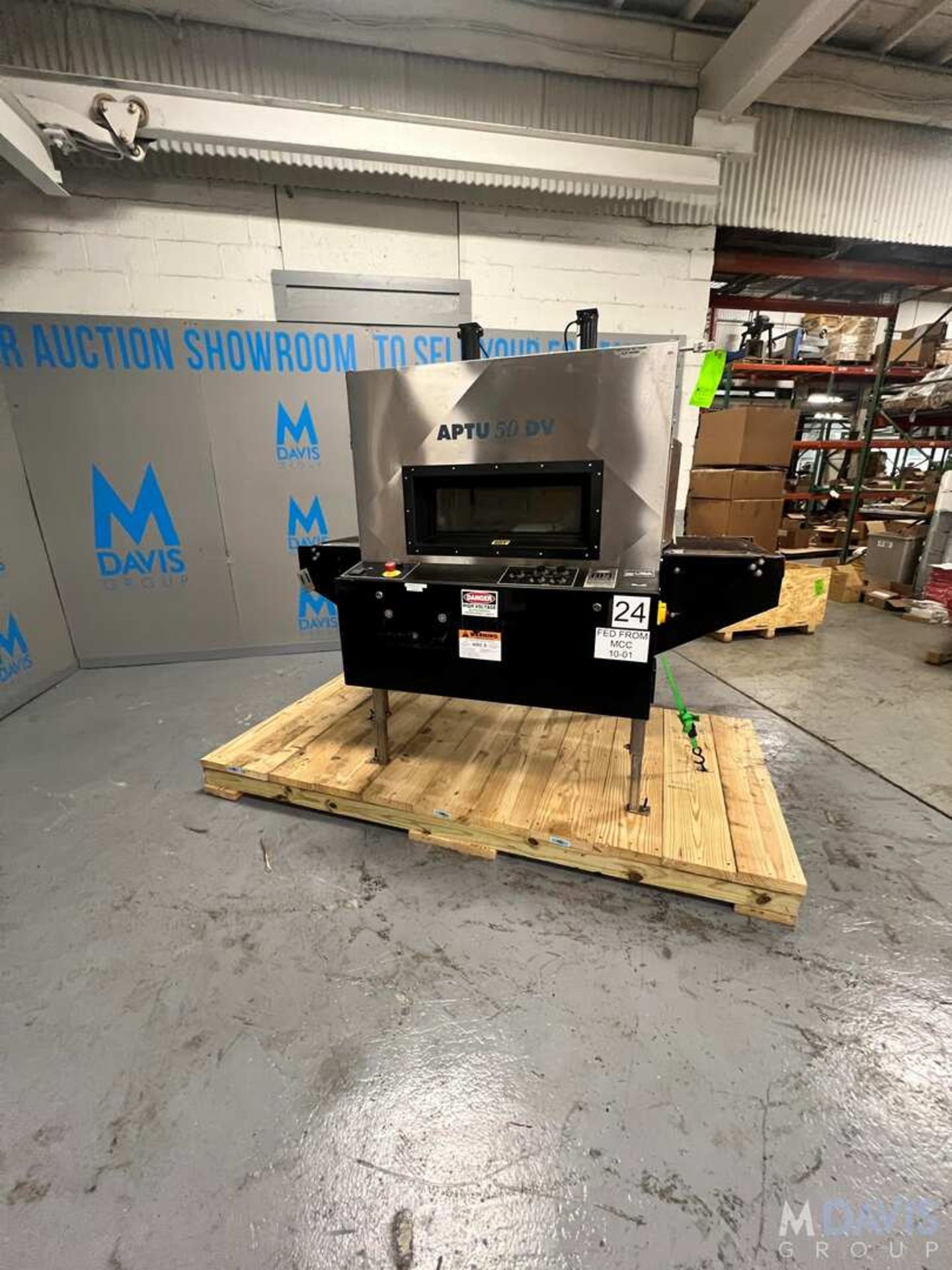 AUTOMATION PACKAGING INC API, MODEL APTU 50 DV-XI S/S HEAT SHRINK TUNNEL, S/N 829, APPROX. 18 IN. W