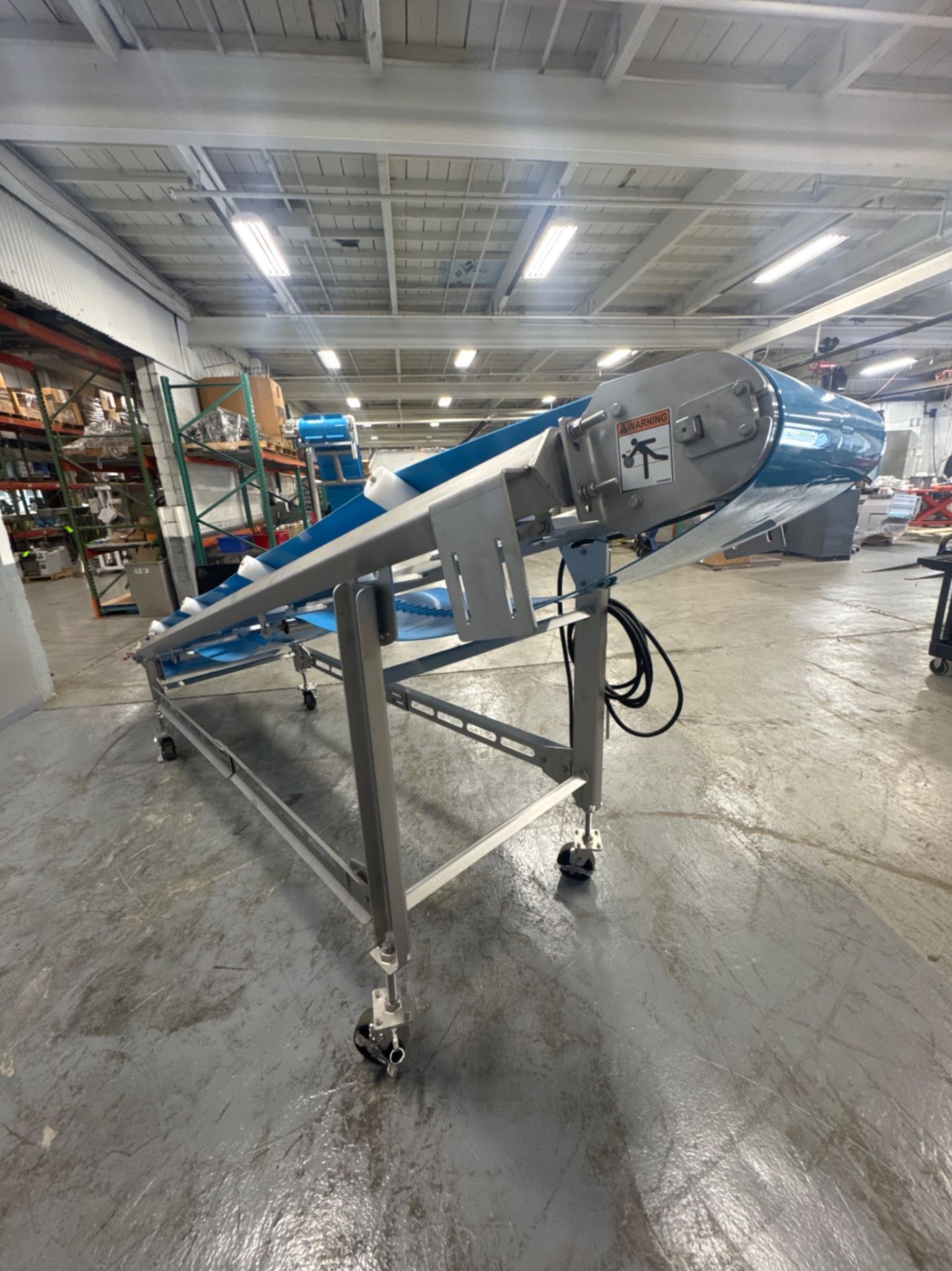 CCS / SMALLEY INCLINED S/S BELT CONVEYOR - Image 4 of 8