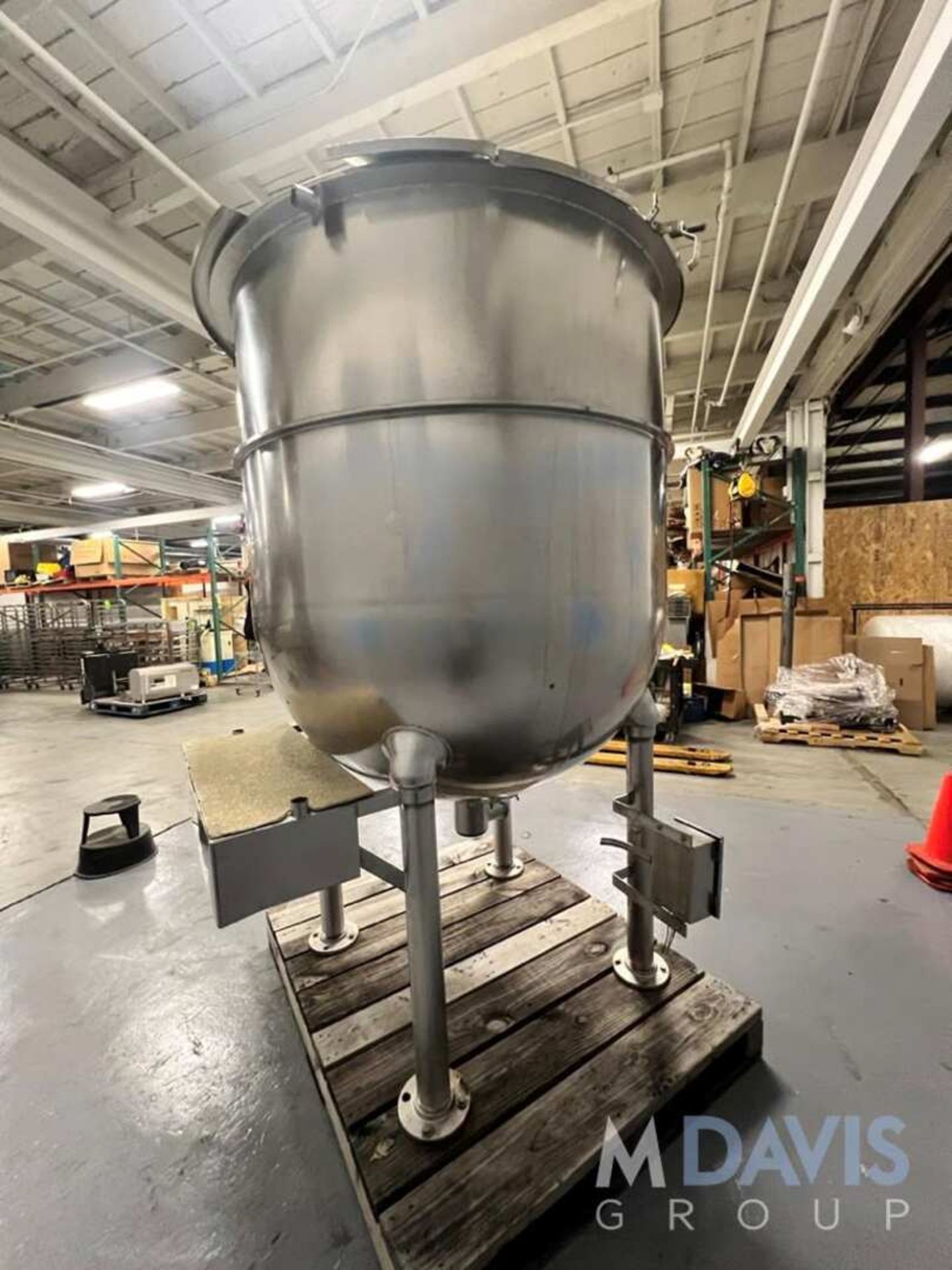 GROEN 300 GALLON 316L S/S KETTLE, MODEL N-300 SP, S/N 125382, (INVENTORY # ) (LOCATED @ MDG SHOWROO - Image 4 of 10