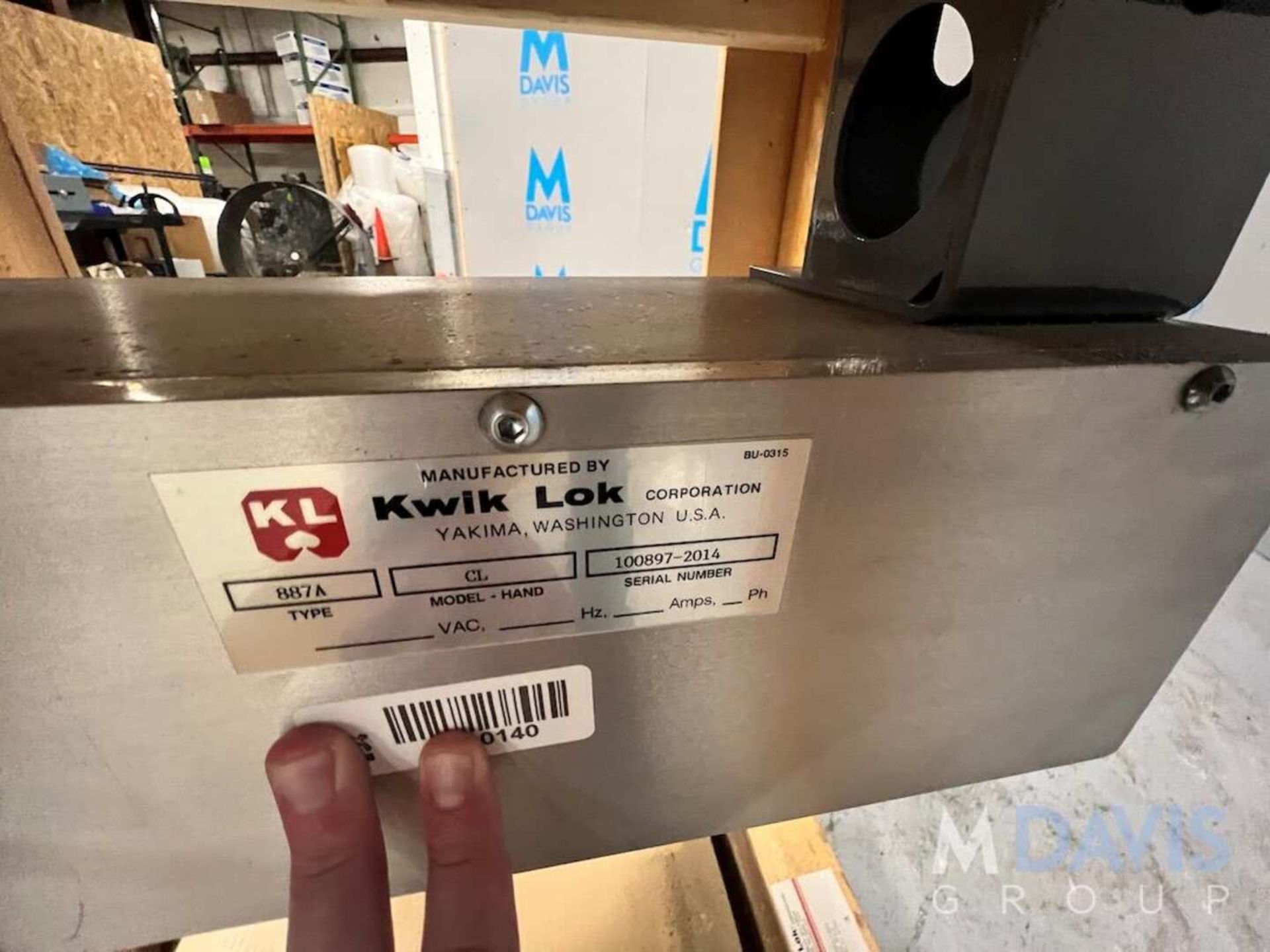 NEW KWIK LOK BAG TENSIONER / BAG CLOSER, MODEL 865, KWIK LOK BAG TENSIONER MODEL MR (INVENTORY # ) - Image 6 of 14