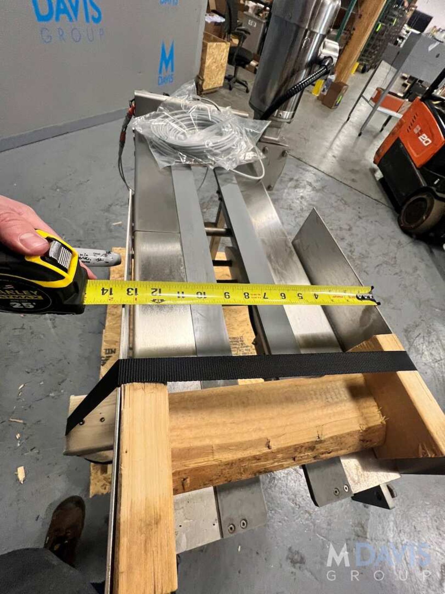 BOSTON CONVEYOR AND AUTOMATION CONVEYOR WITH PRODUCT PUSHER (REJECT STATION?), WESTINGHOUSE TECO ALL - Image 10 of 19