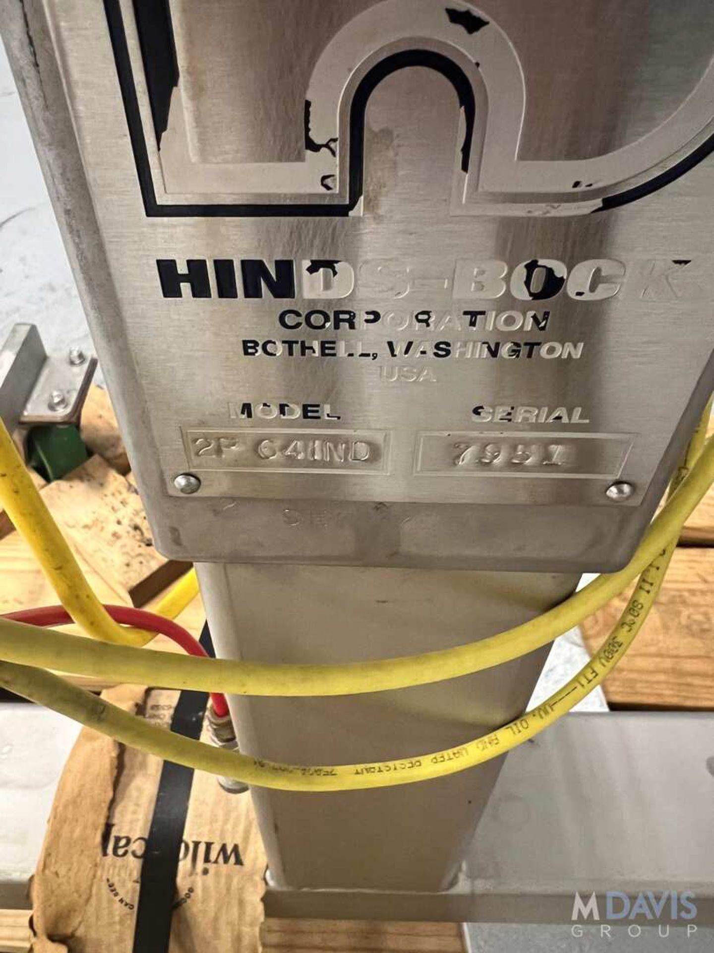 HINDS-BOCK DEPOSITOR (INVENTORY # ) (LOCATED @ MDG SHOWROOM - PITTSBURGH, PA) (RIGGING, HANDLING, - Image 9 of 13