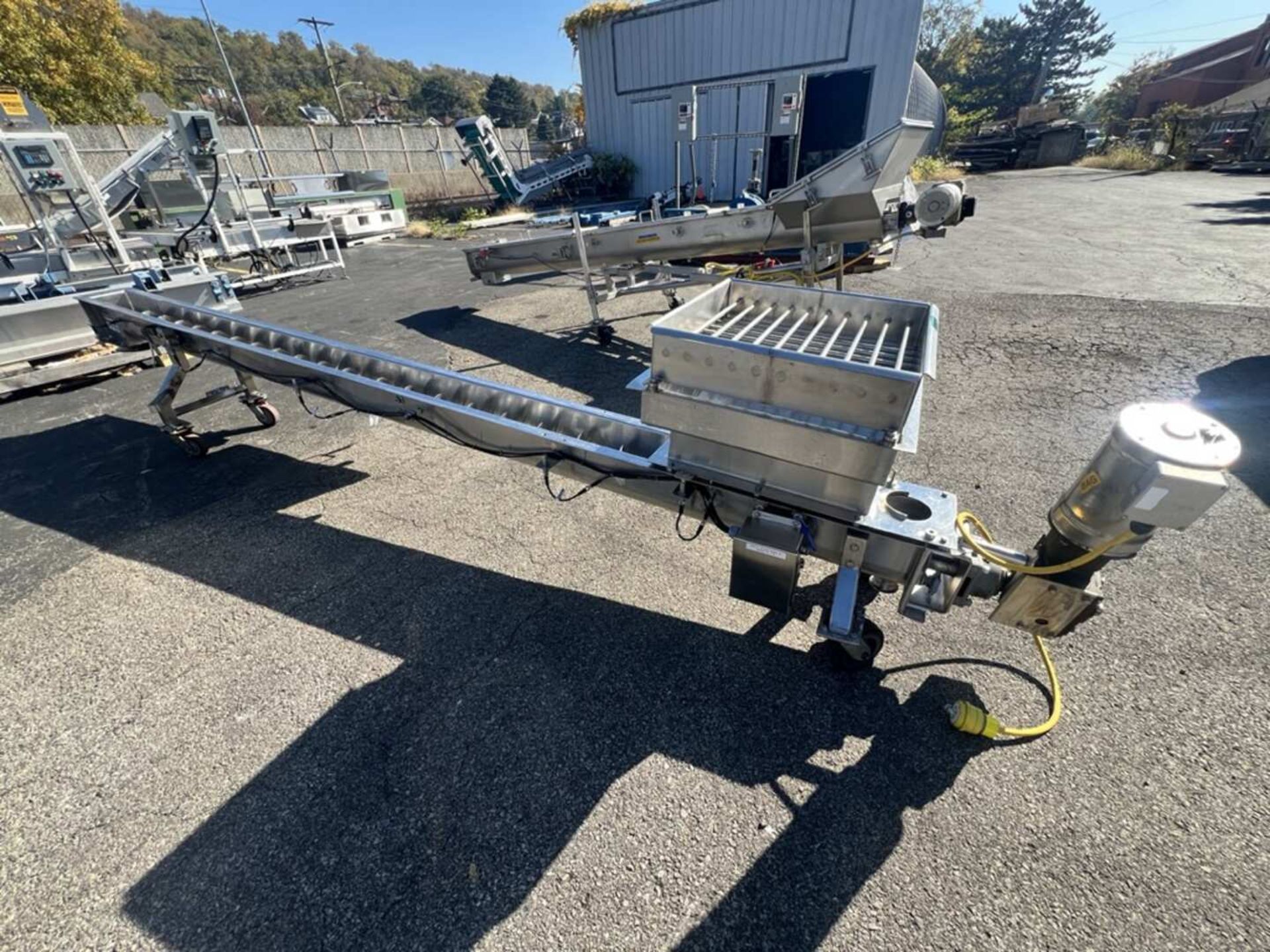 14 FT L PORTABLE INCLINED S/S AUGER CONVEYOR - Image 12 of 27
