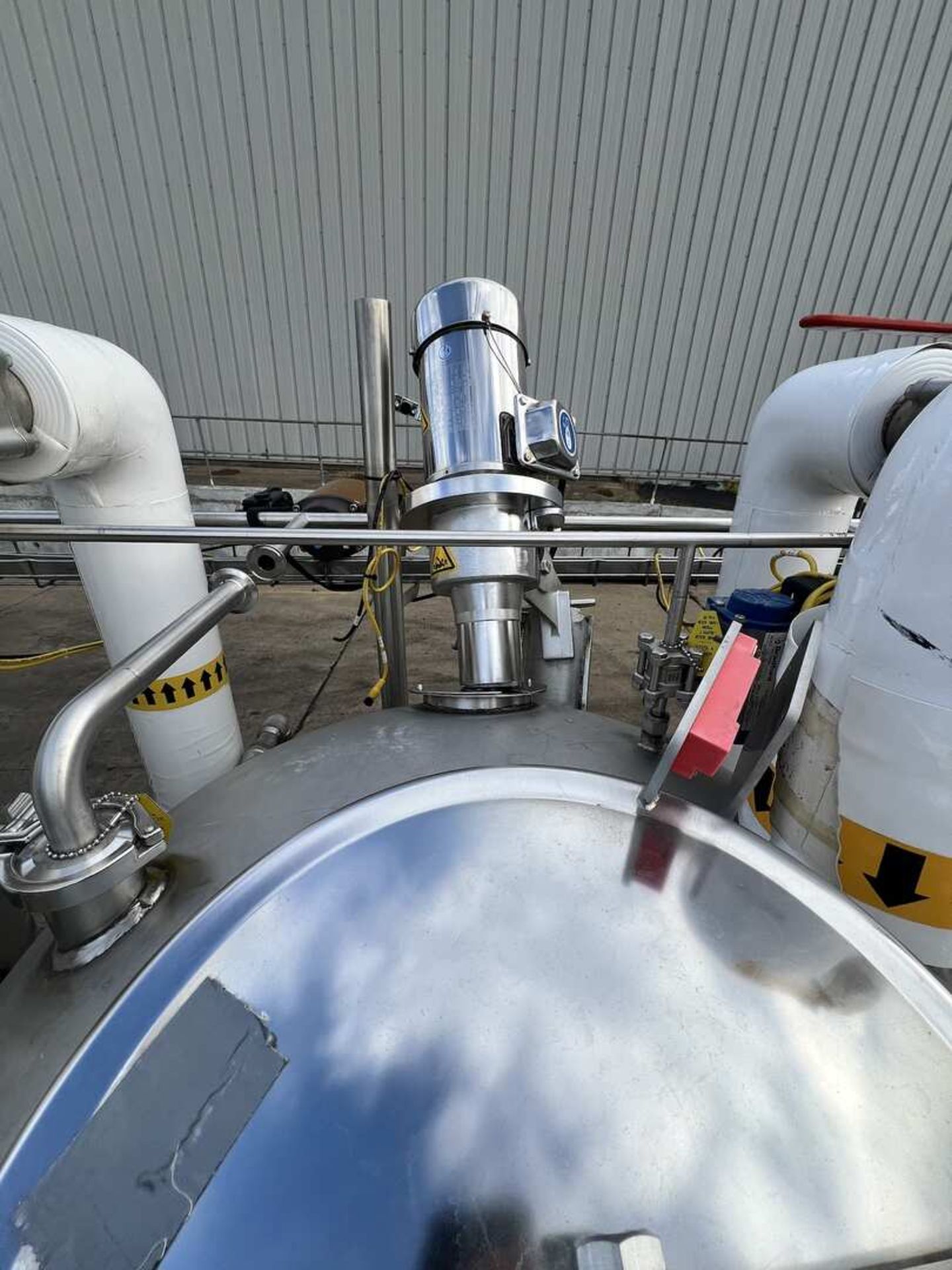 2010 S/S Reactor Skid System with (4) Buckeye Aprox. 200 Gal. Jacketed S/S Tanks - Image 11 of 23