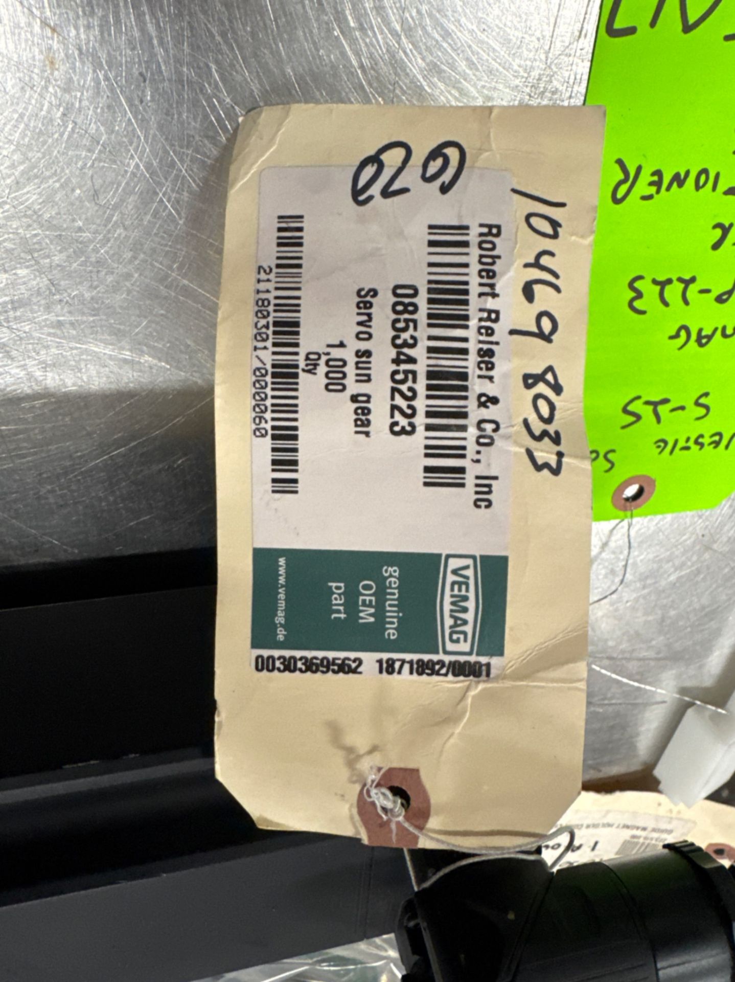 VEMAG MMP-223 PAPER PORTIONER PARTS - Image 6 of 13