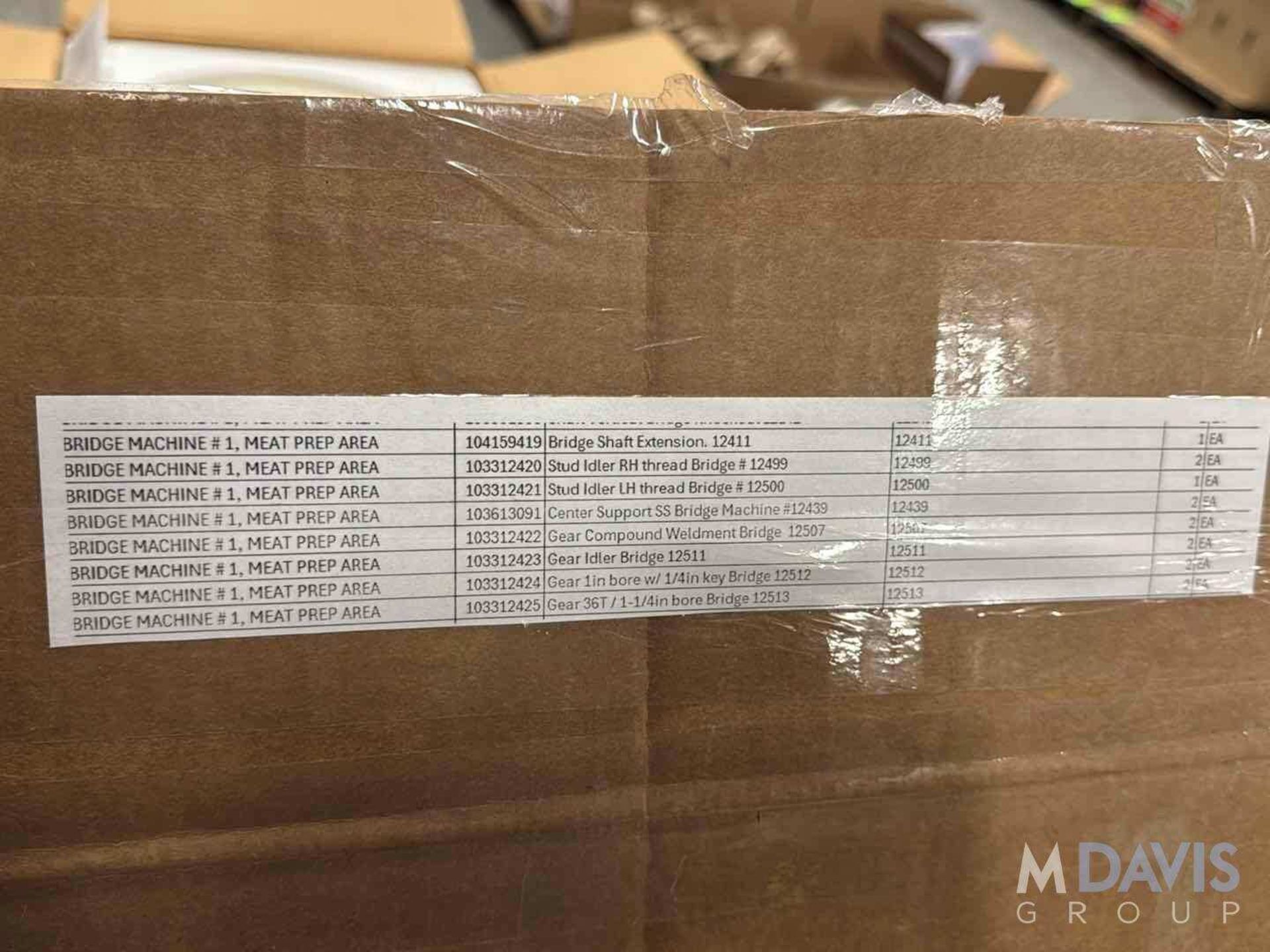 BRIDGE PATTY FORMER PARTS FOR #1 (MEAT PREP AREA) - Image 13 of 16