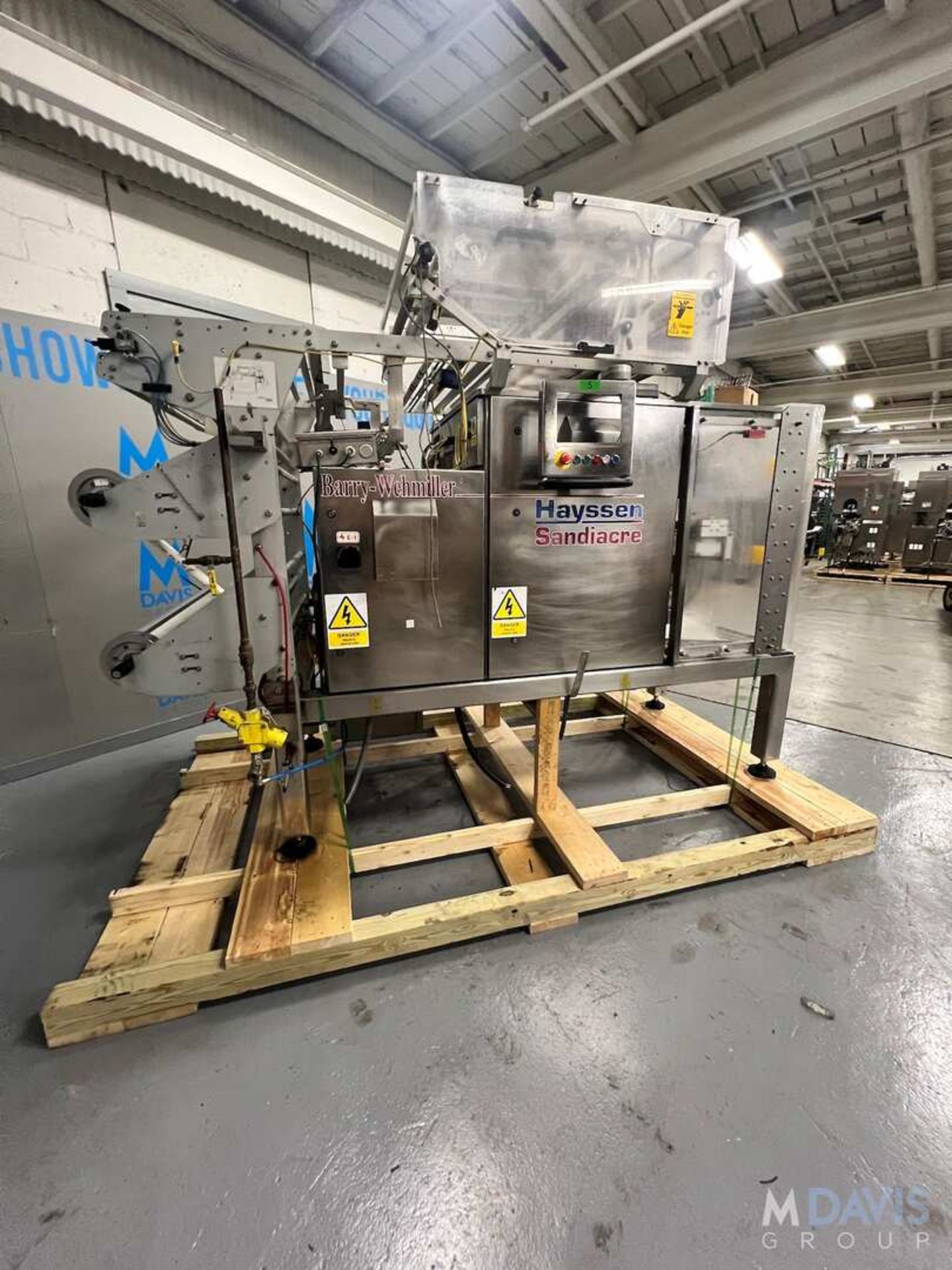 BARRY-WEHMILLER HAYSSEN SANDIACRE VERTICAL FORM FILL SEAL BAGGER, MODEL NOVUS 350, S/N (INVENTORY # - Image 7 of 11