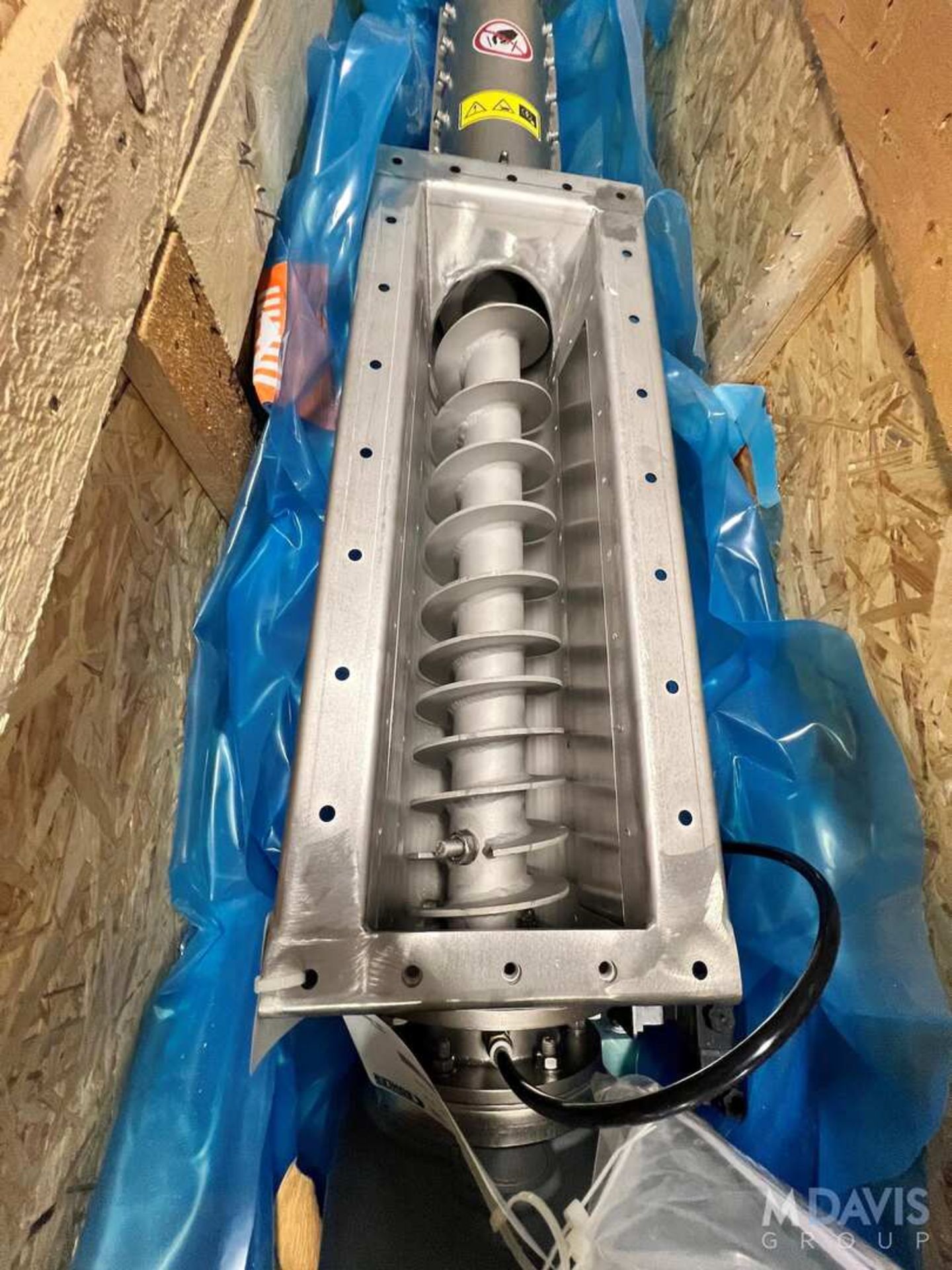 NEW BUHLER TUBULAR SCREW CONVEYOR / AUGER, MODEL MNSH 125 RF, 2020 NORD DRIVE MOTOR, TEMPERATURE SEN - Image 5 of 10