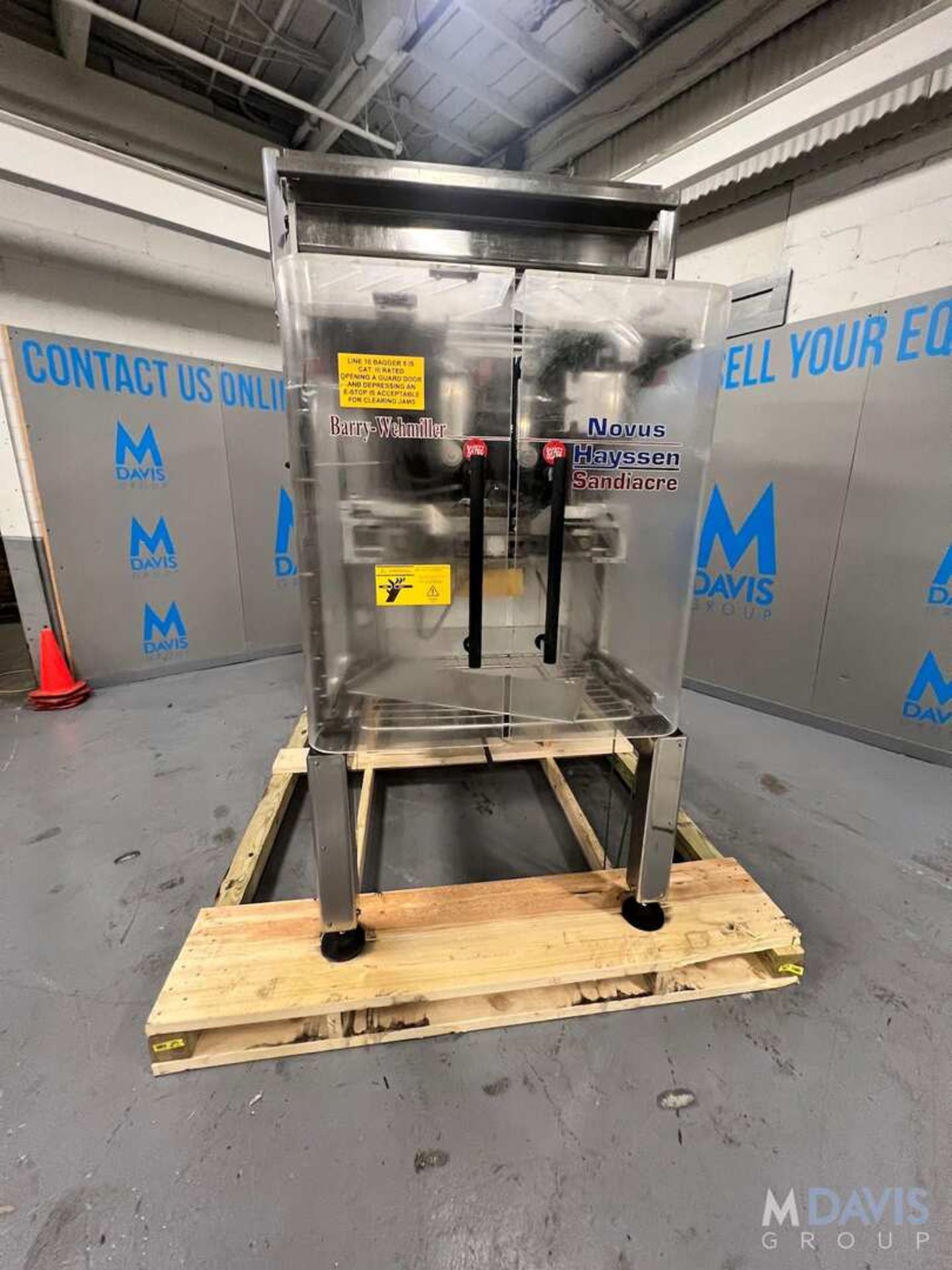 BARRY-WEHMILLER HAYSSEN SANDIACRE VERTICAL FORM FILL SEAL BAGGER, MODEL NOVUS 350, S/N (INVENTORY # - Image 5 of 11