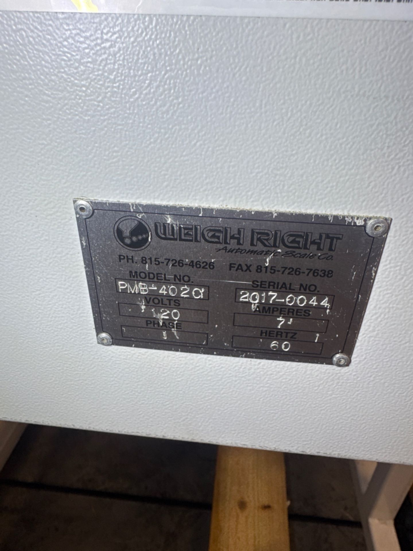 Weigh Right Scale System with Bagger - Image 11 of 11