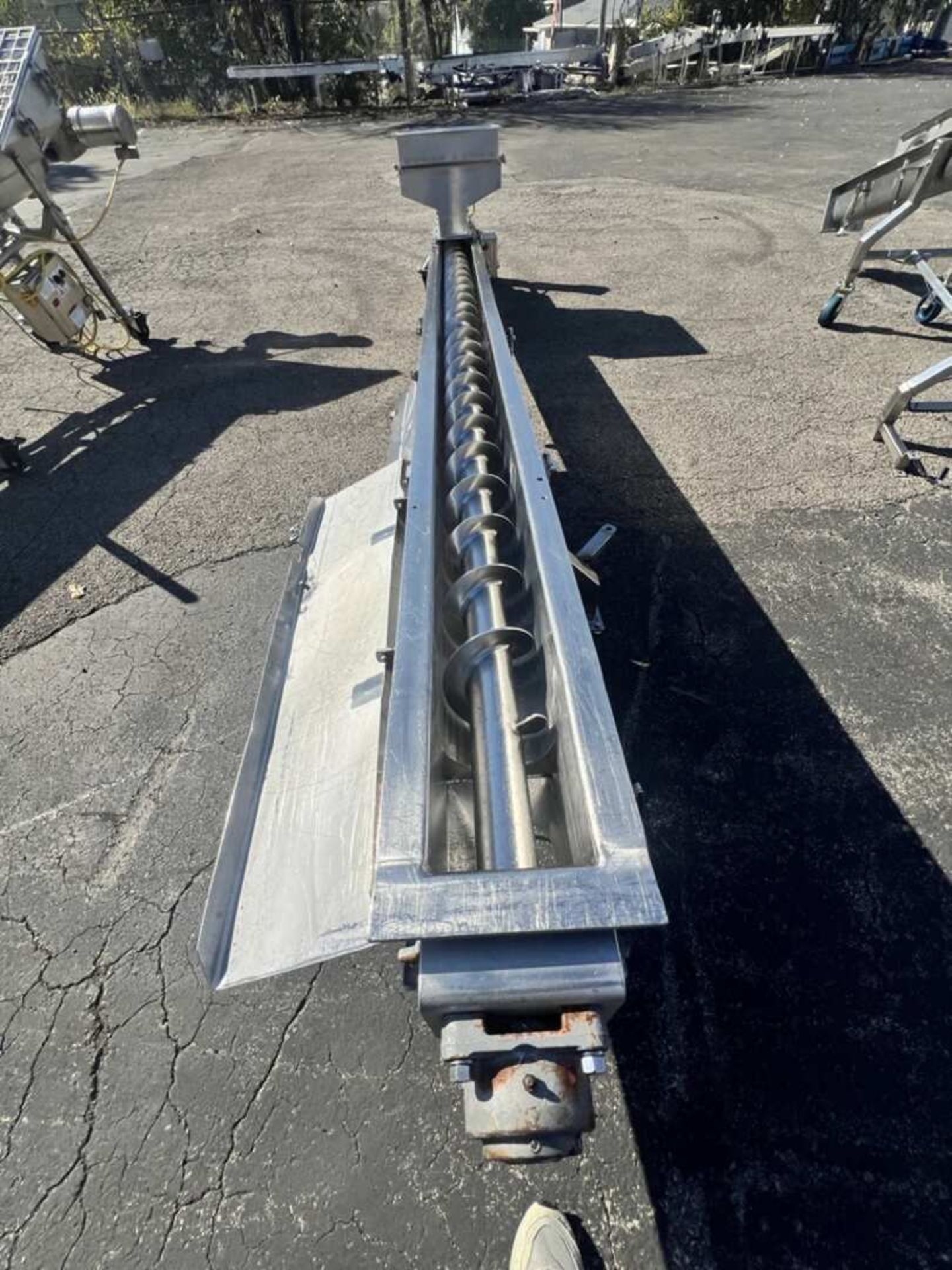 14 FT L PORTABLE INCLINED S/S AUGER CONVEYOR - Image 7 of 27