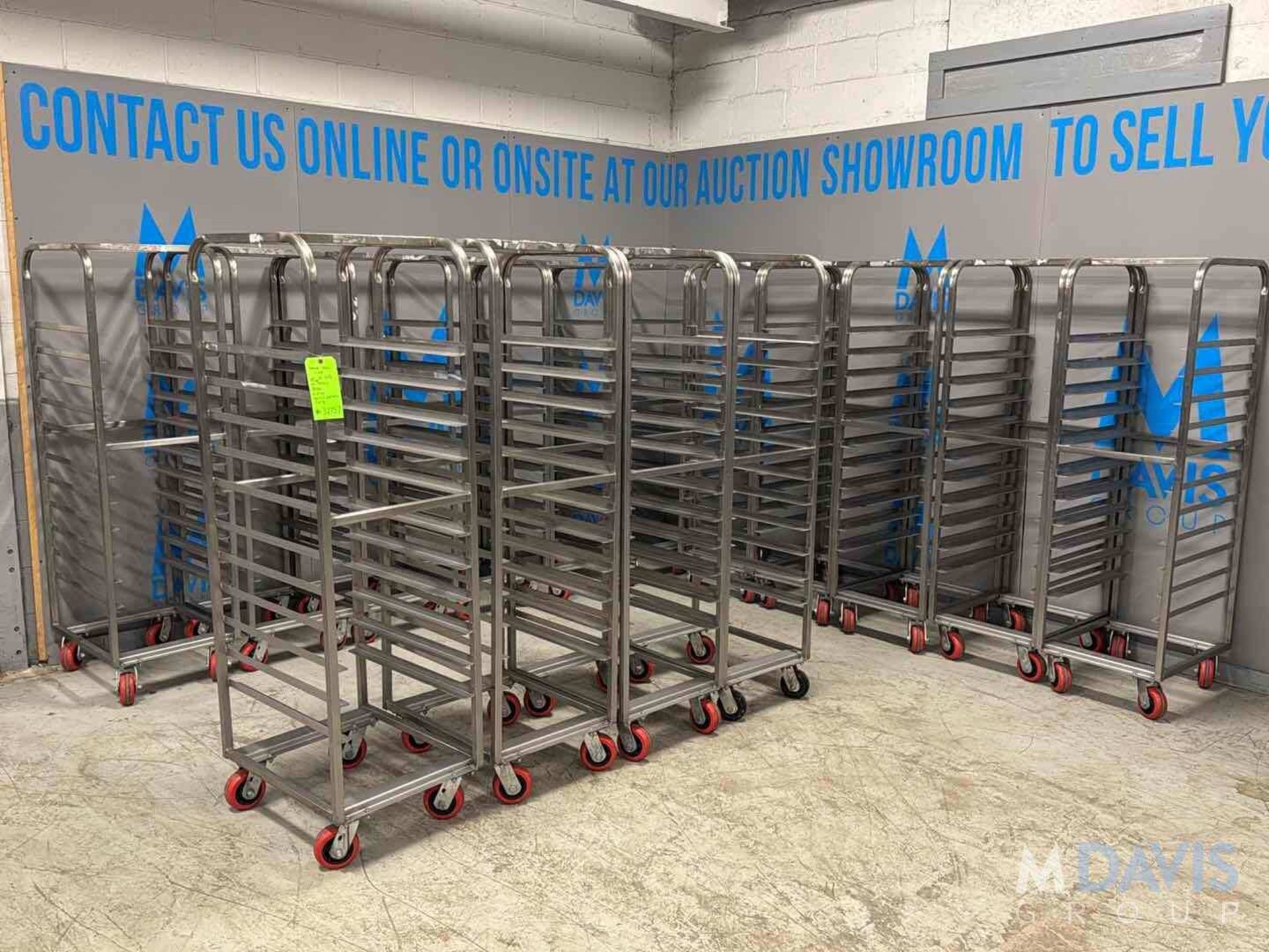 LOT OF (15) FME S/S BAKERY RACKS