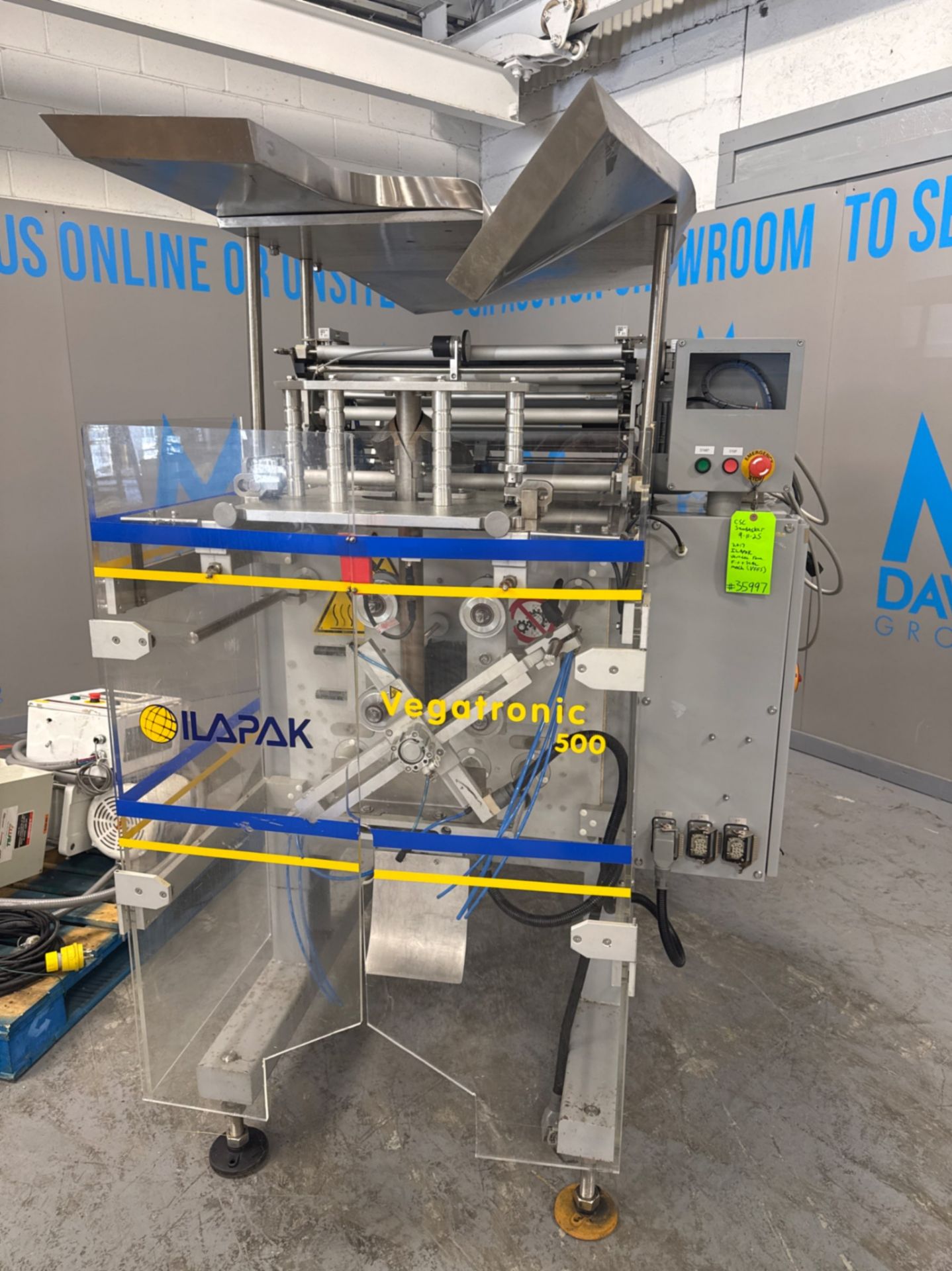 ILAPAK VERTICAL FORM FILL & SEAL MACHINE (VFFS) with All Fill Auger Filler - Image 2 of 18