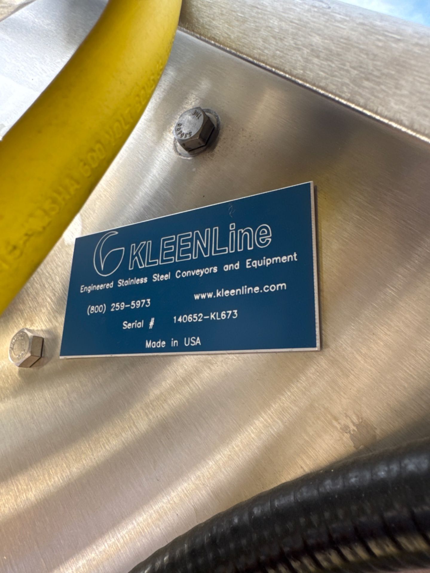 KEENLINE S/S INCLINED CONVEYOR - Image 7 of 7