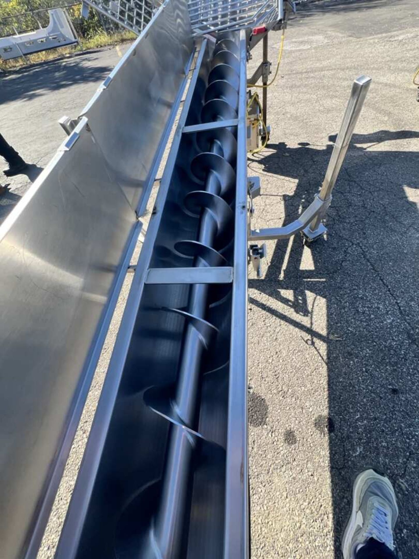 MARCHANT SCHMIDT 13 FT L PORTABLE INCLINED S/S AUGER CONVEYOR - Image 12 of 25