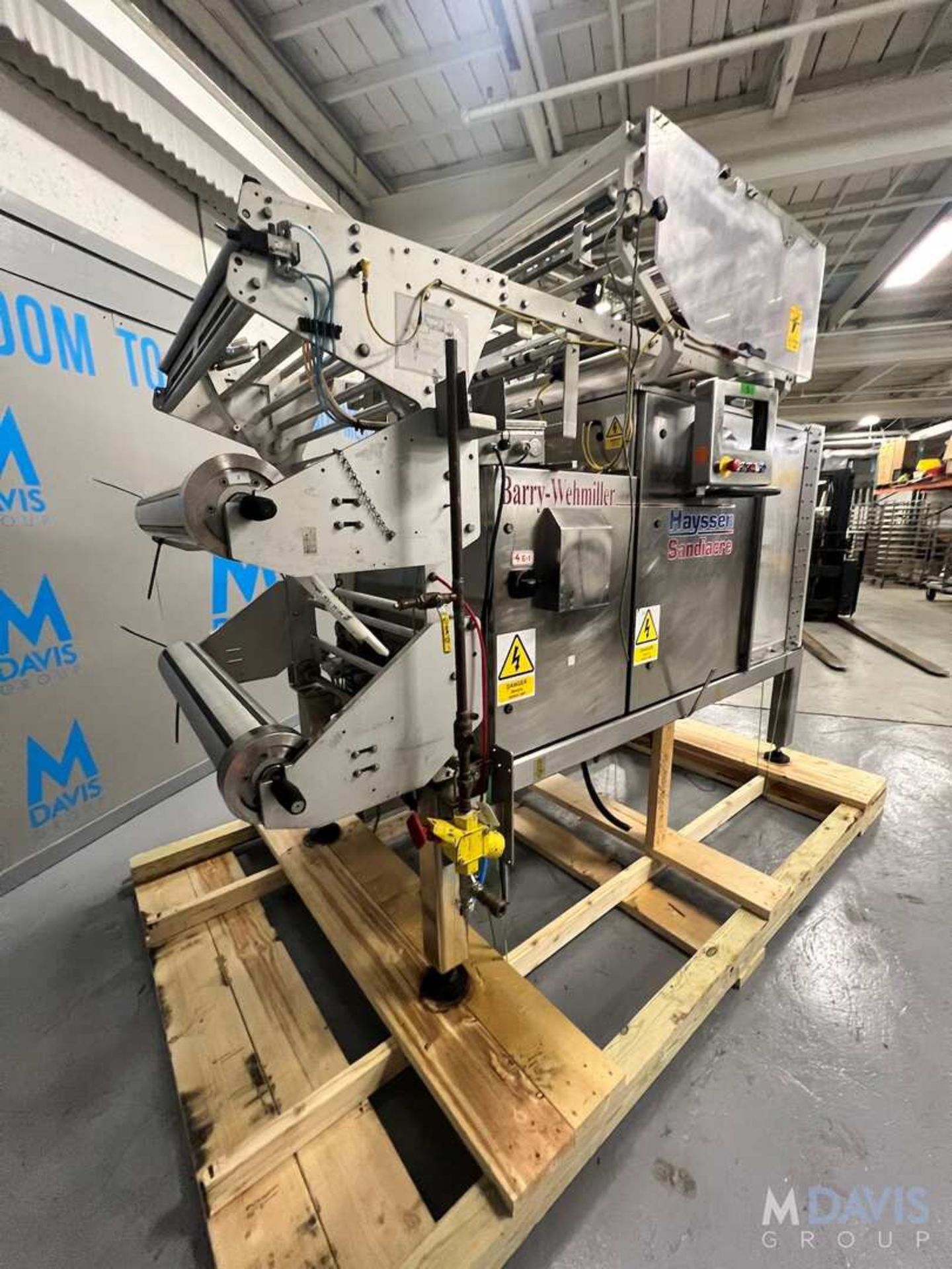 BARRY-WEHMILLER HAYSSEN SANDIACRE VERTICAL FORM FILL SEAL BAGGER, MODEL NOVUS 350, S/N (INVENTORY # - Image 4 of 11