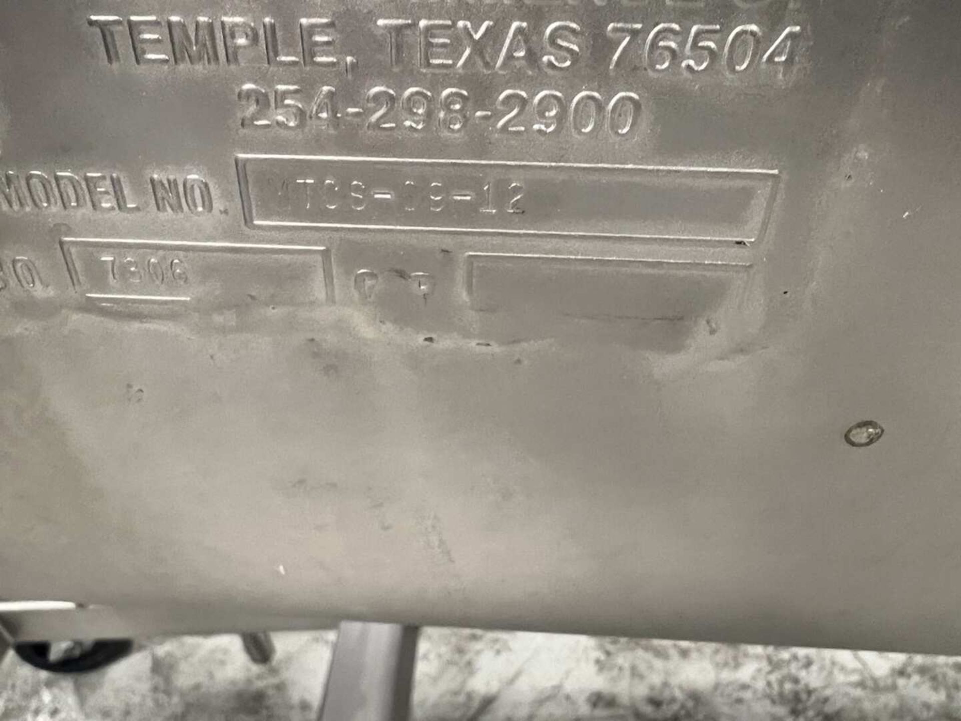 MTC 13 FT L PORTABLE INCLINED S/S AUGER CONVEYOR / HOPPER - Image 28 of 30