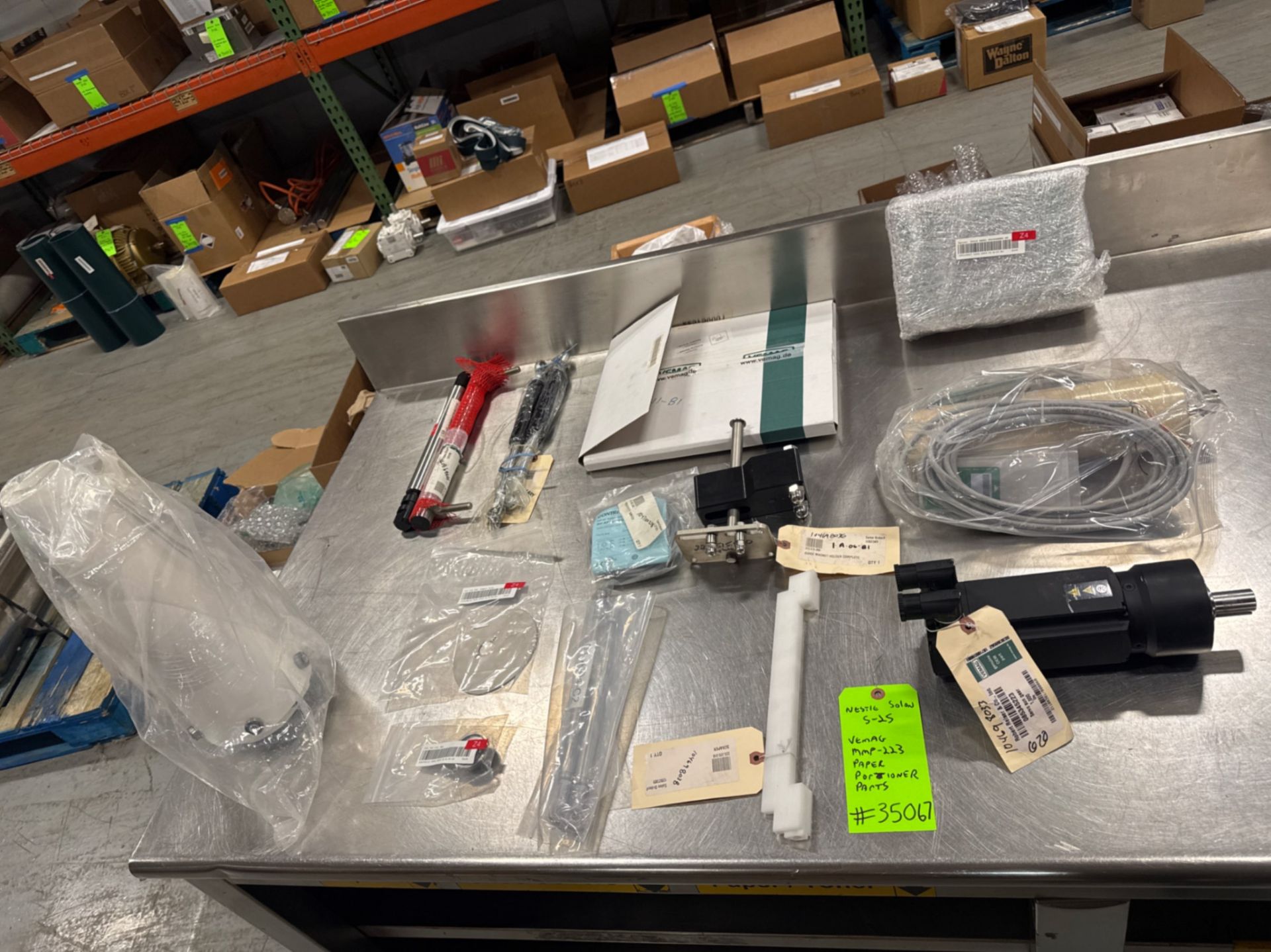 VEMAG MMP-223 PAPER PORTIONER PARTS