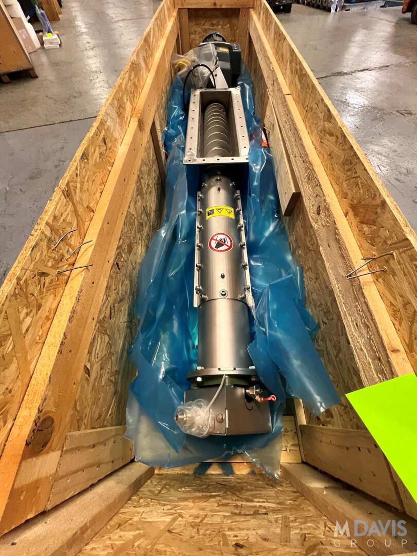 NEW BUHLER TUBULAR SCREW CONVEYOR / AUGER, MODEL MNSH 125 RF, 2020 NORD DRIVE MOTOR, TEMPERATURE SEN - Image 8 of 10