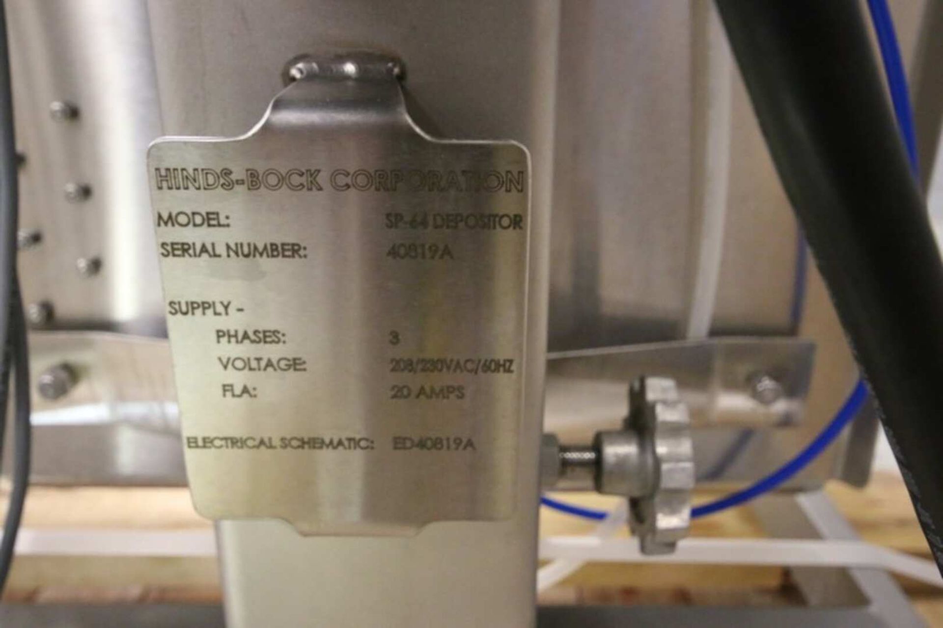 2023 New Hinds Bock S/S Single Piston Filler / - Image 14 of 18