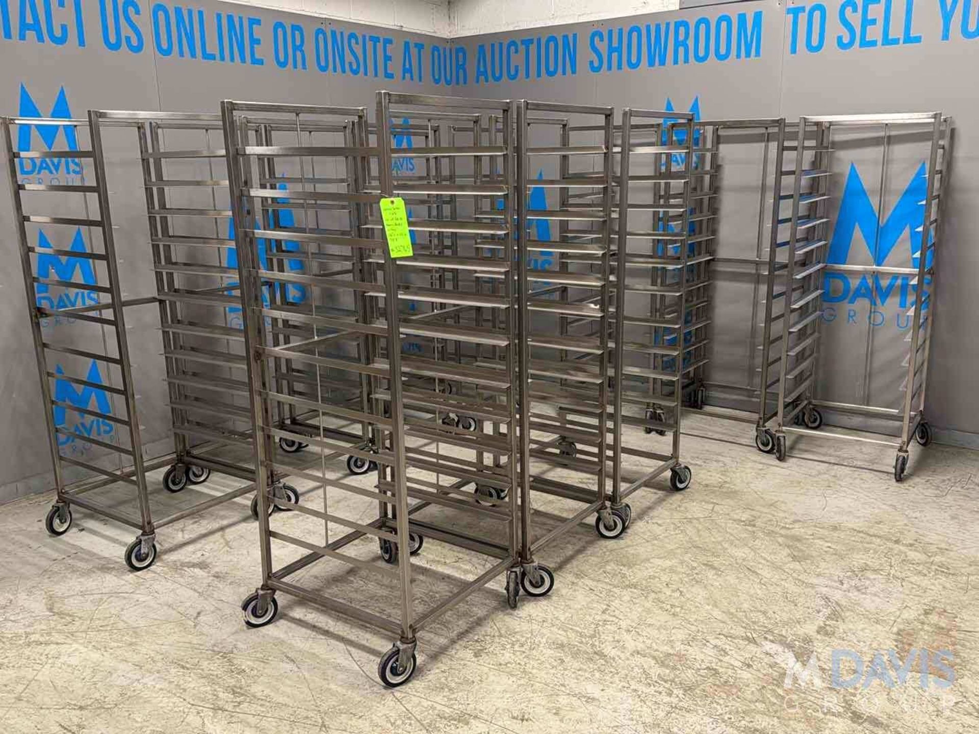 LOT OF (10) S/S BAKERY RACKS