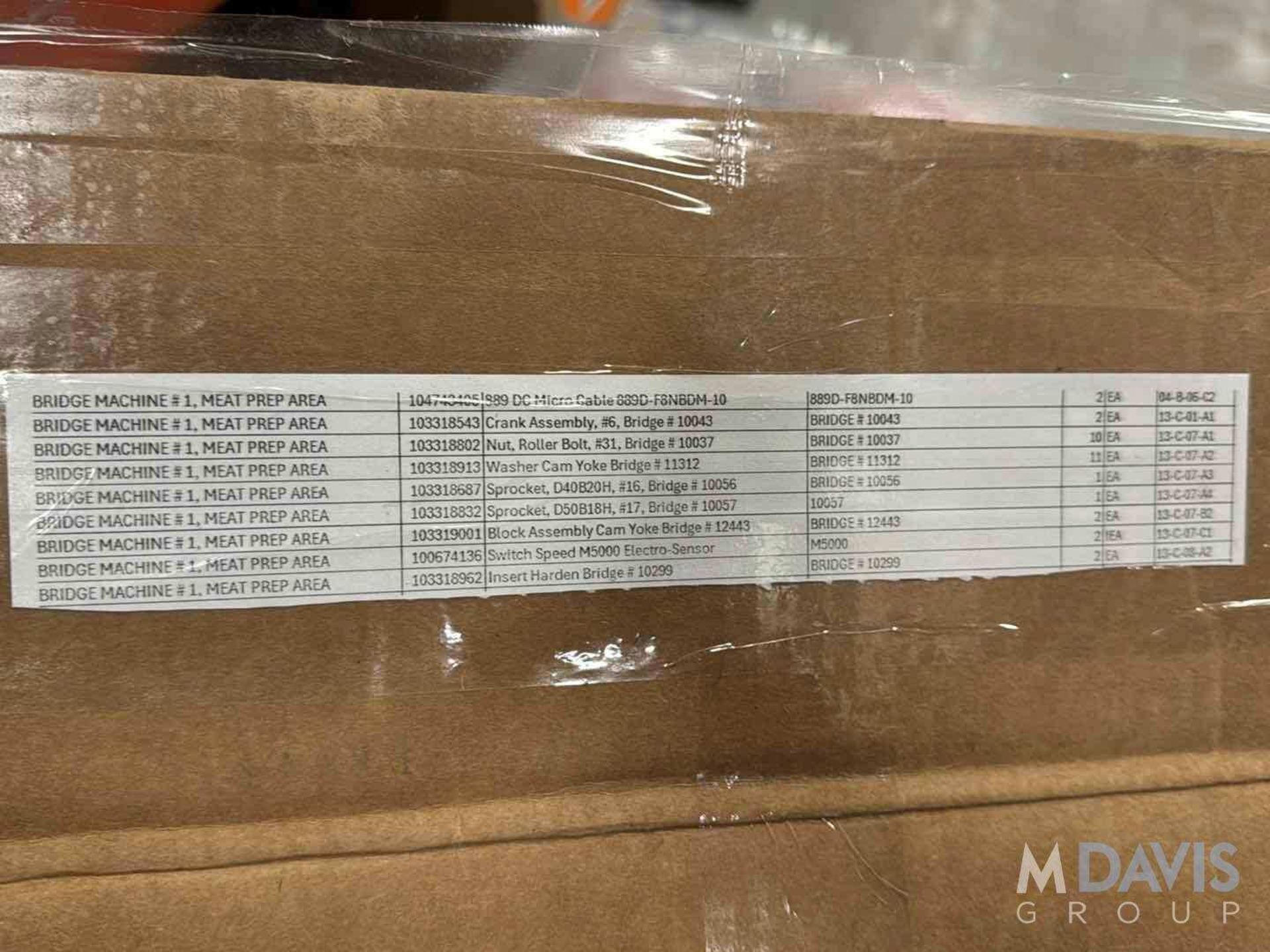 BRIDGE PATTY FORMER PARTS FOR #1 (MEAT PREP AREA) - Image 15 of 16