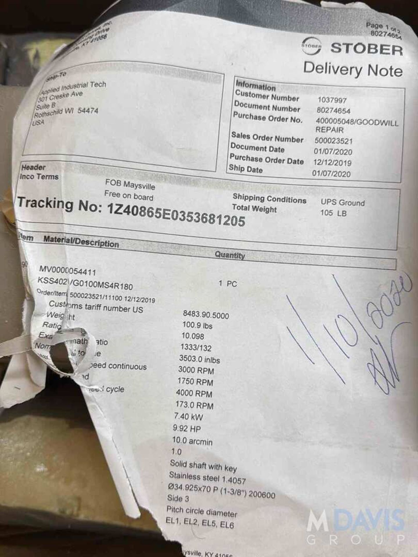 NEW STOBER S/S DRIVE - Image 3 of 3