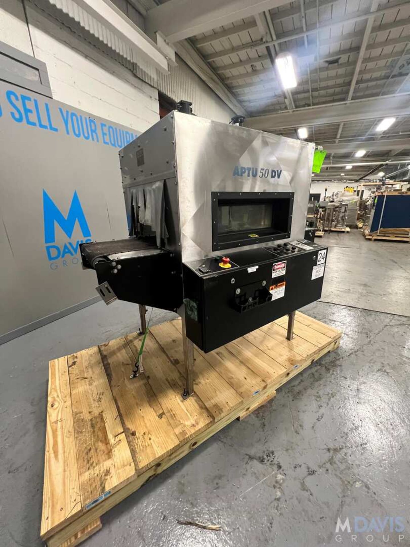 AUTOMATION PACKAGING INC API, MODEL APTU 50 DV-XI S/S HEAT SHRINK TUNNEL, S/N 829, APPROX. 18 IN. W - Image 8 of 13