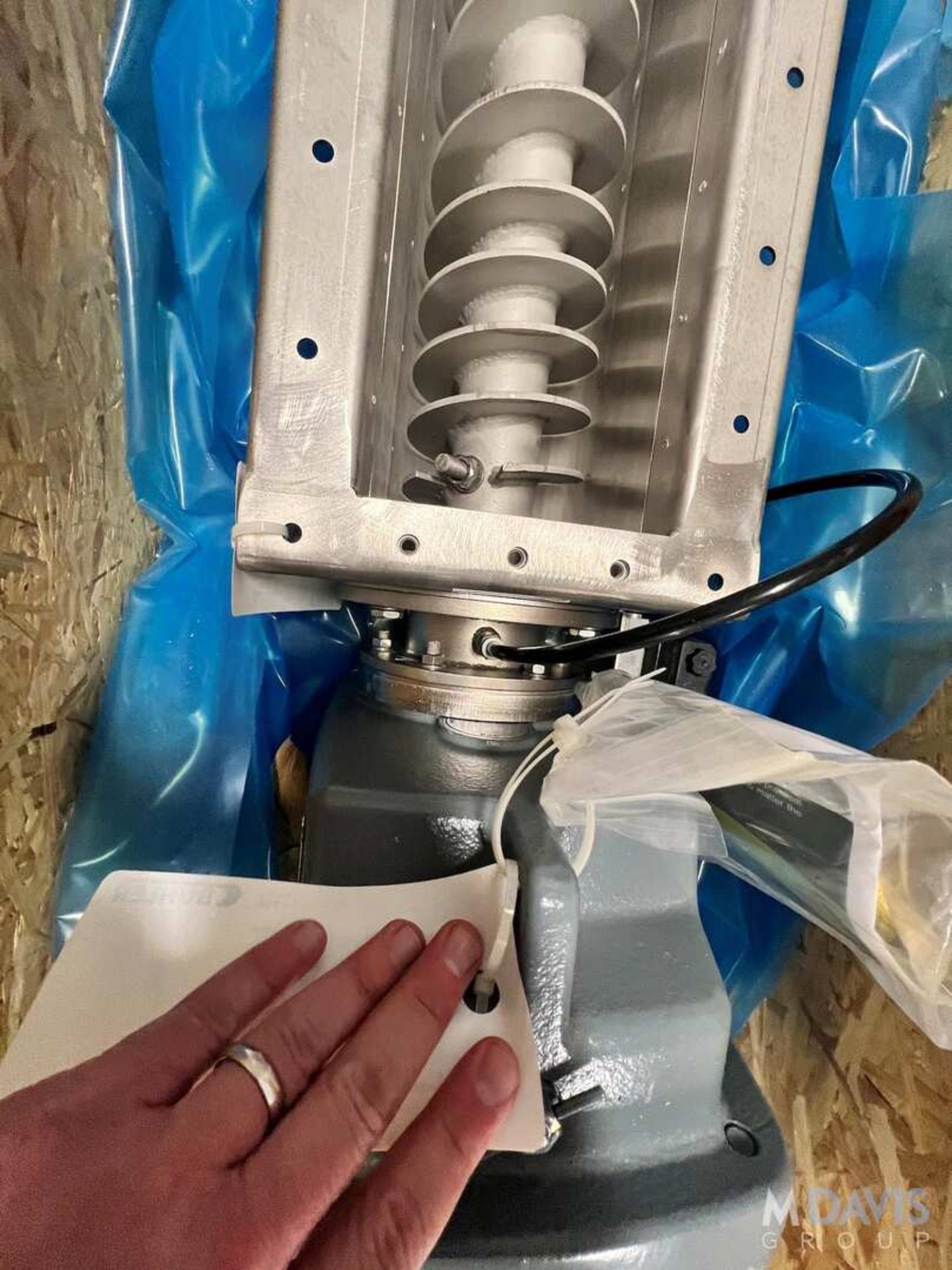 NEW BUHLER TUBULAR SCREW CONVEYOR / AUGER, MODEL MNSH 125 RF, 2020 NORD DRIVE MOTOR, TEMPERATURE SEN - Image 4 of 10