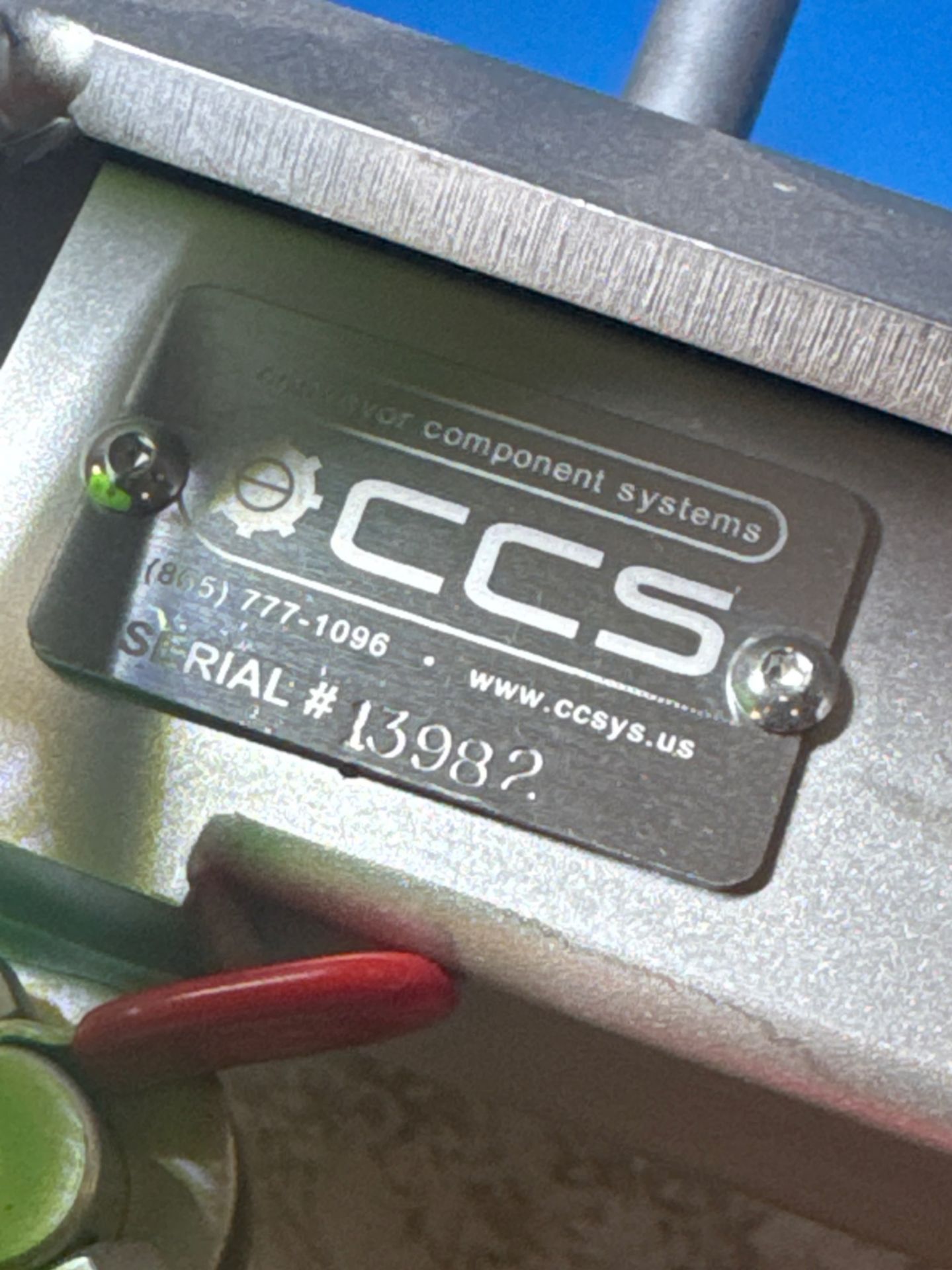 CCS / SMALLEY INCLINED S/S BELT CONVEYOR - Image 7 of 8