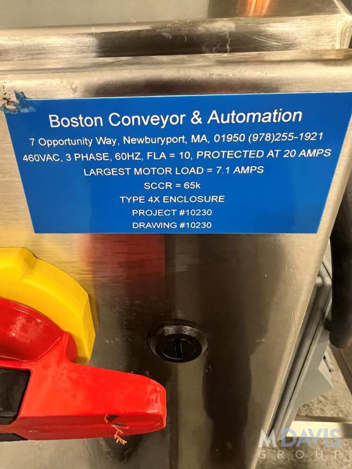 BOSTON CONVEYOR AND AUTOMATION SHUTTLE CONVEYOR, ALLEN BRADLEY SERVO MOTOR, COMPACTLOGIX 5380 PLCE C - Image 13 of 29
