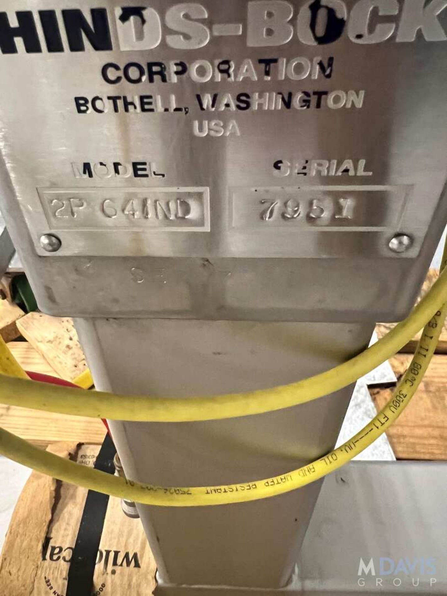 HINDS-BOCK DEPOSITOR (INVENTORY # ) (LOCATED @ MDG SHOWROOM - PITTSBURGH, PA) (RIGGING, HANDLING, - Image 10 of 13