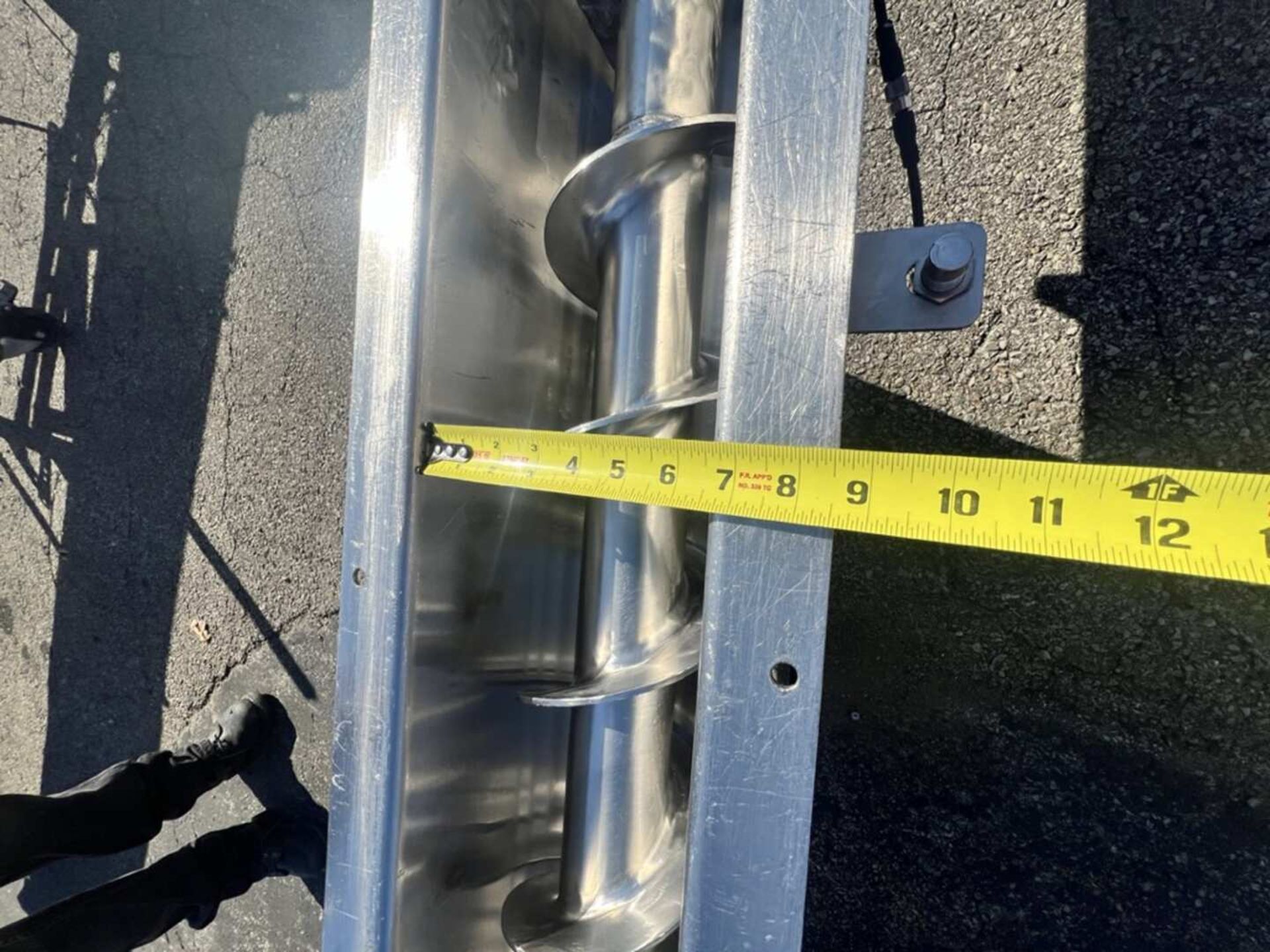 14 FT L PORTABLE INCLINED S/S AUGER CONVEYOR - Image 18 of 27