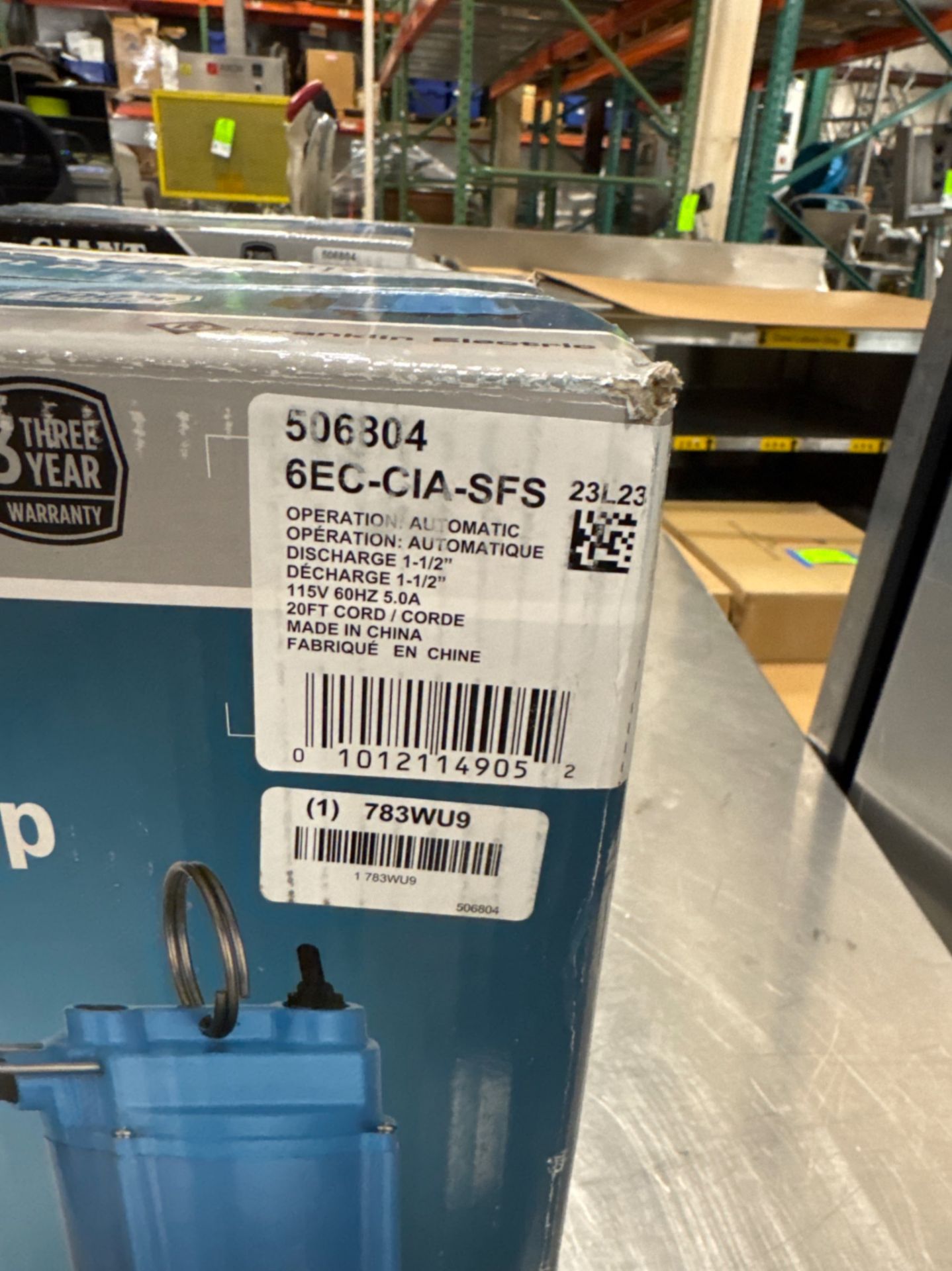 LOT OF (2) NIB LITTLE GIANT SUMP / EFFLUENT PUMPS - Image 4 of 5