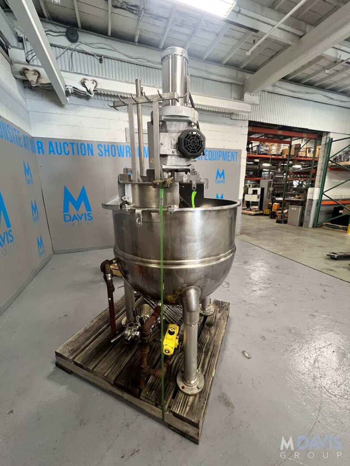 GROEN S/S DUAL MOTION JACKETED KETTLE, SWEEP SCRAPE AGITATION AND PROP STYLE AGITATION (INVENTORY # - Image 18 of 27